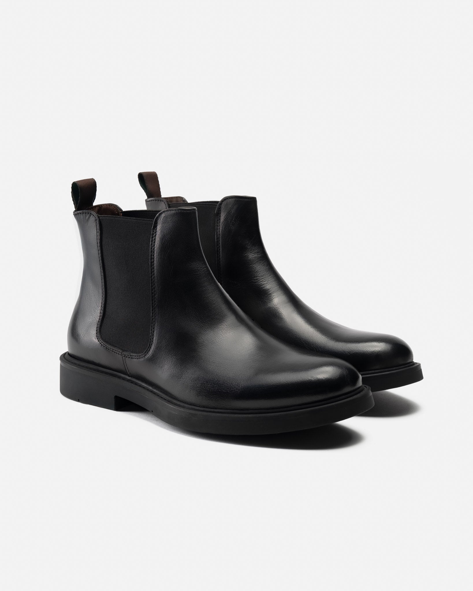 J.W.SAX MILANO Stivaletto Chelsea in Pelle di Bufalo Nera