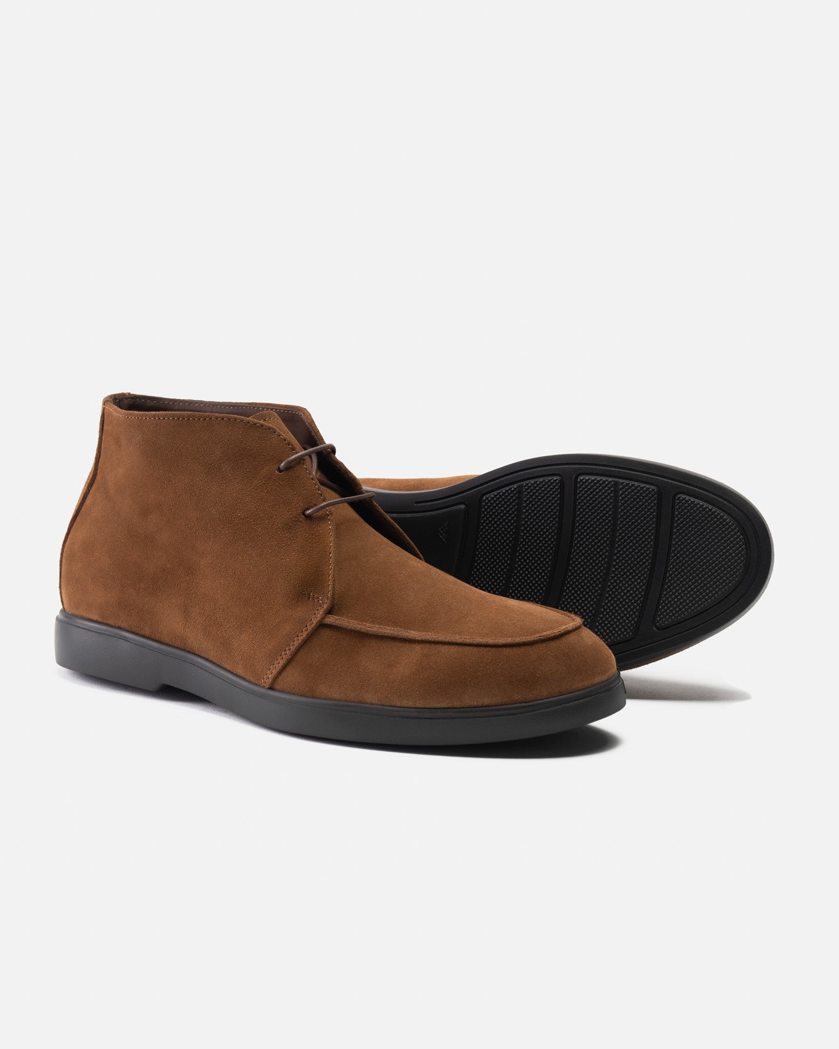 J.W.SAX MILANO Polacchini in Camoscio Marrone Bruciato