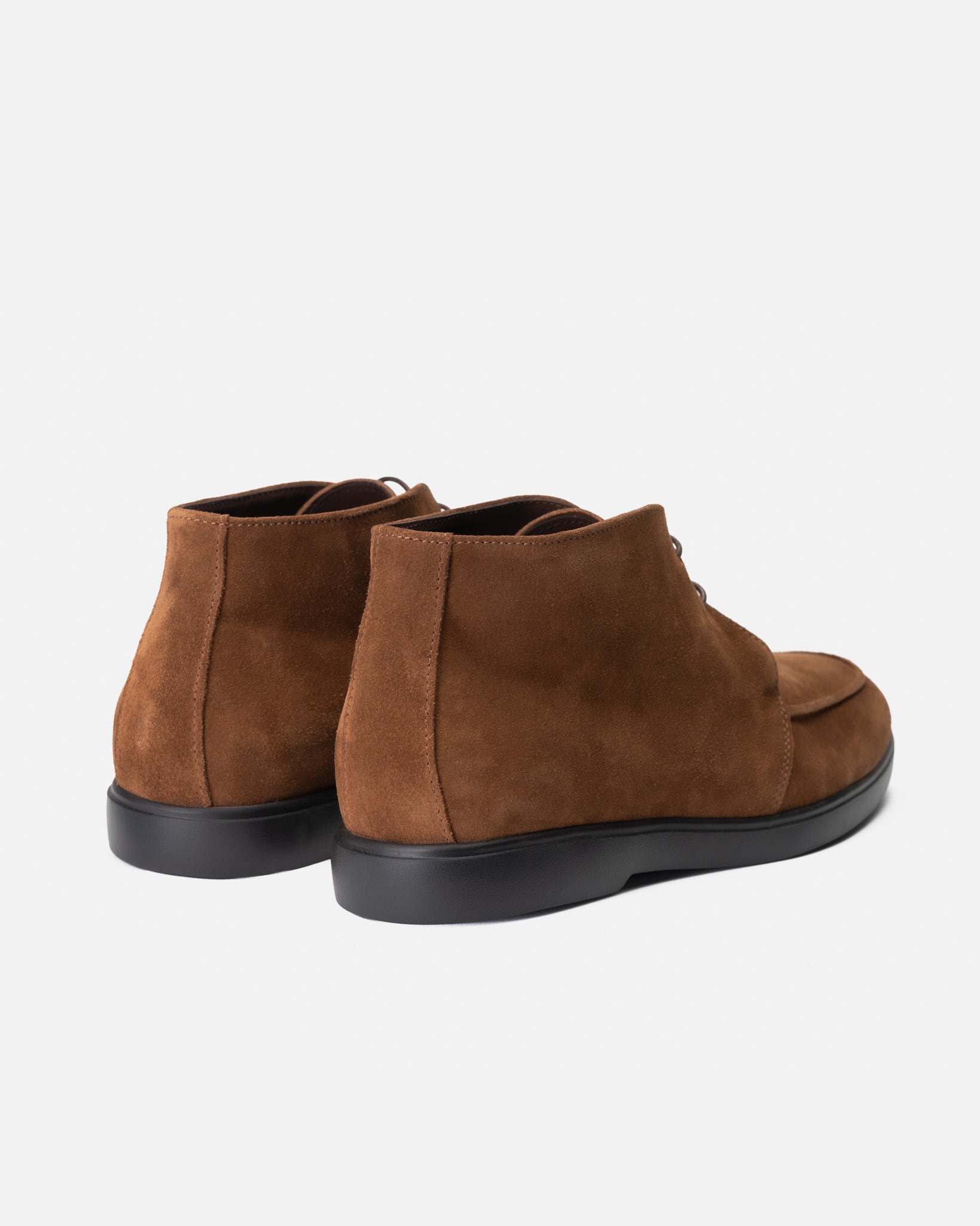 J.W.SAX MILANO Polacchini in Camoscio Marrone Bruciato