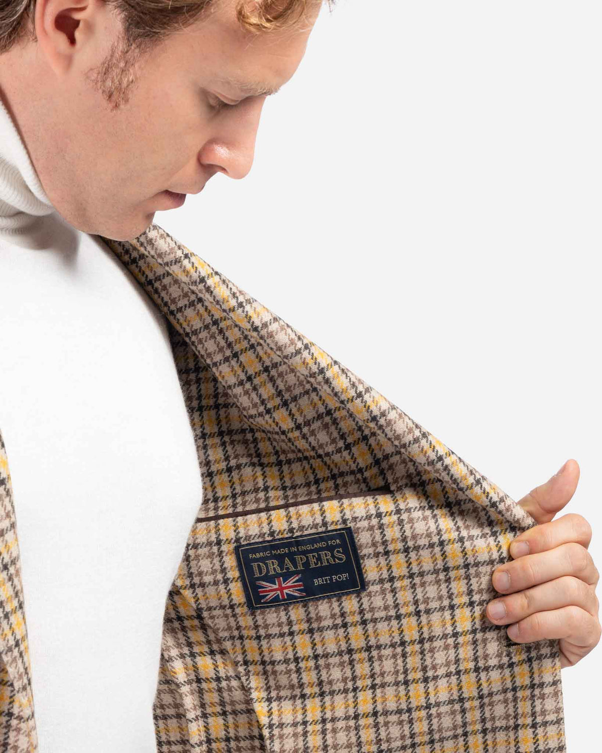 J.W.SAX MILANO Giacca Sartoriale a Quadri