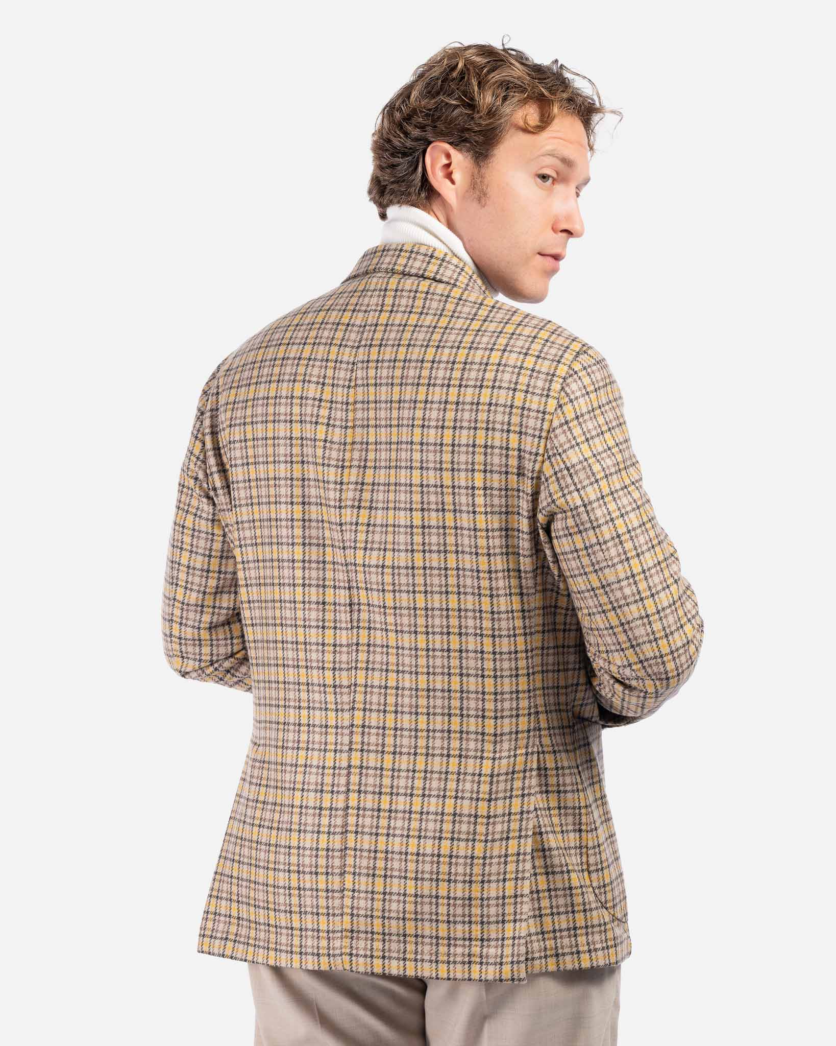 J.W.SAX MILANO Giacca Sartoriale a Quadri