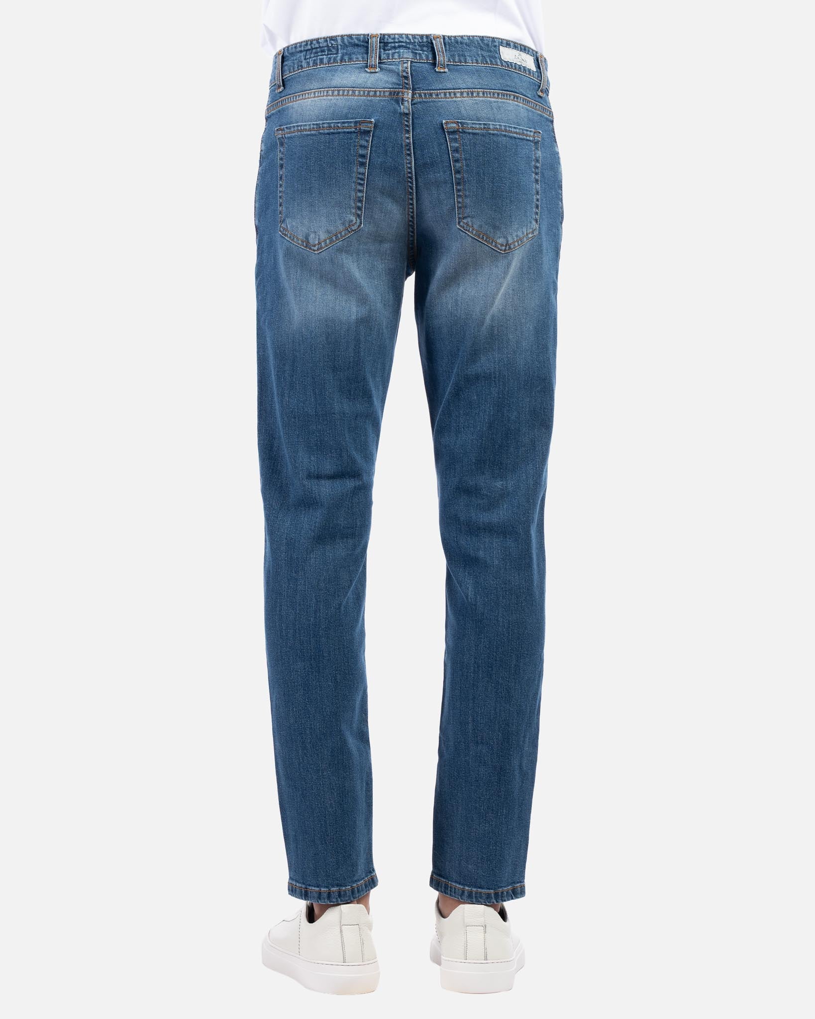 J.W.SAX MILANO Jeans Slim Fit Lavaggio Medio