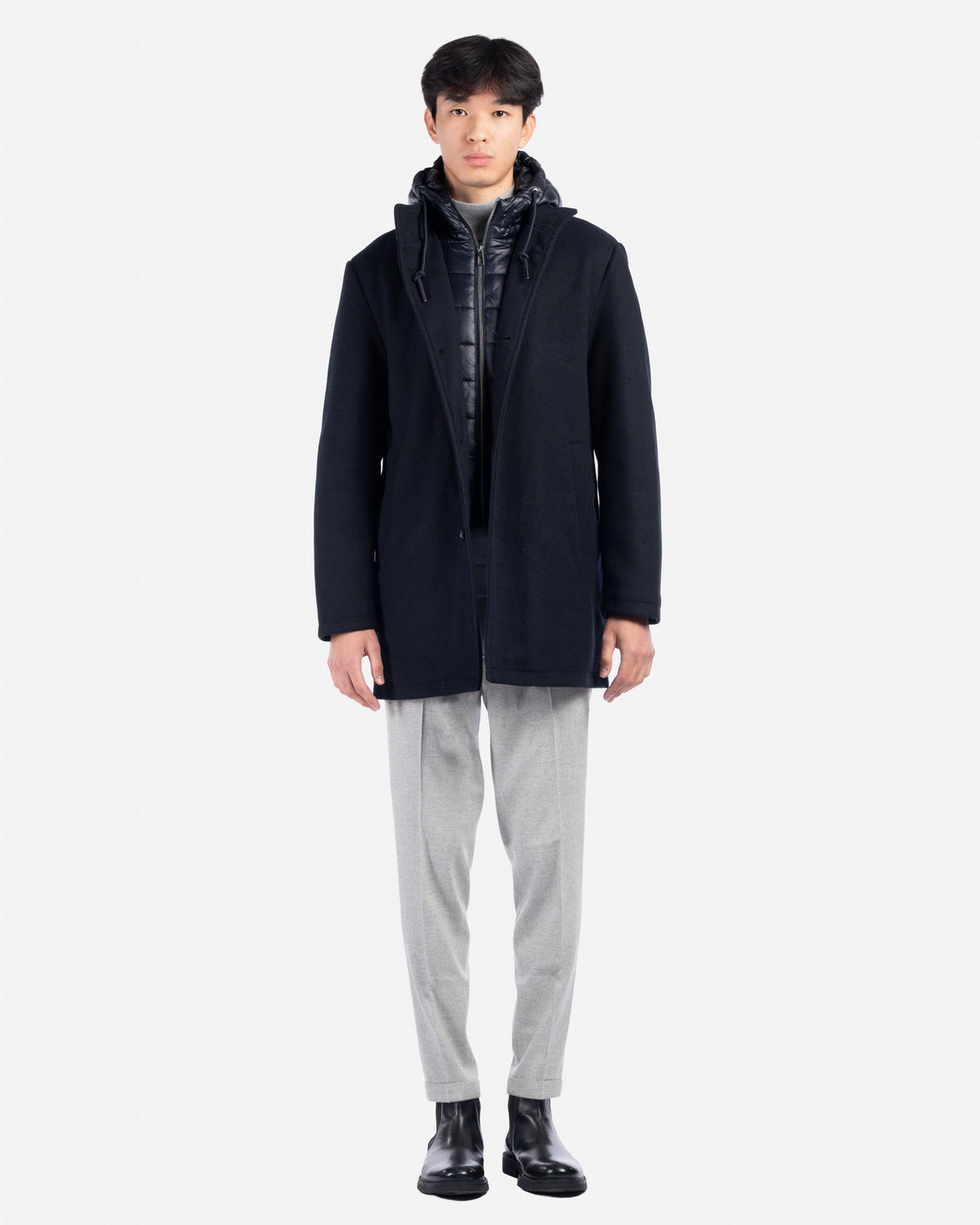 J.W.SAX MILANO Cappotto Tecnico Blu