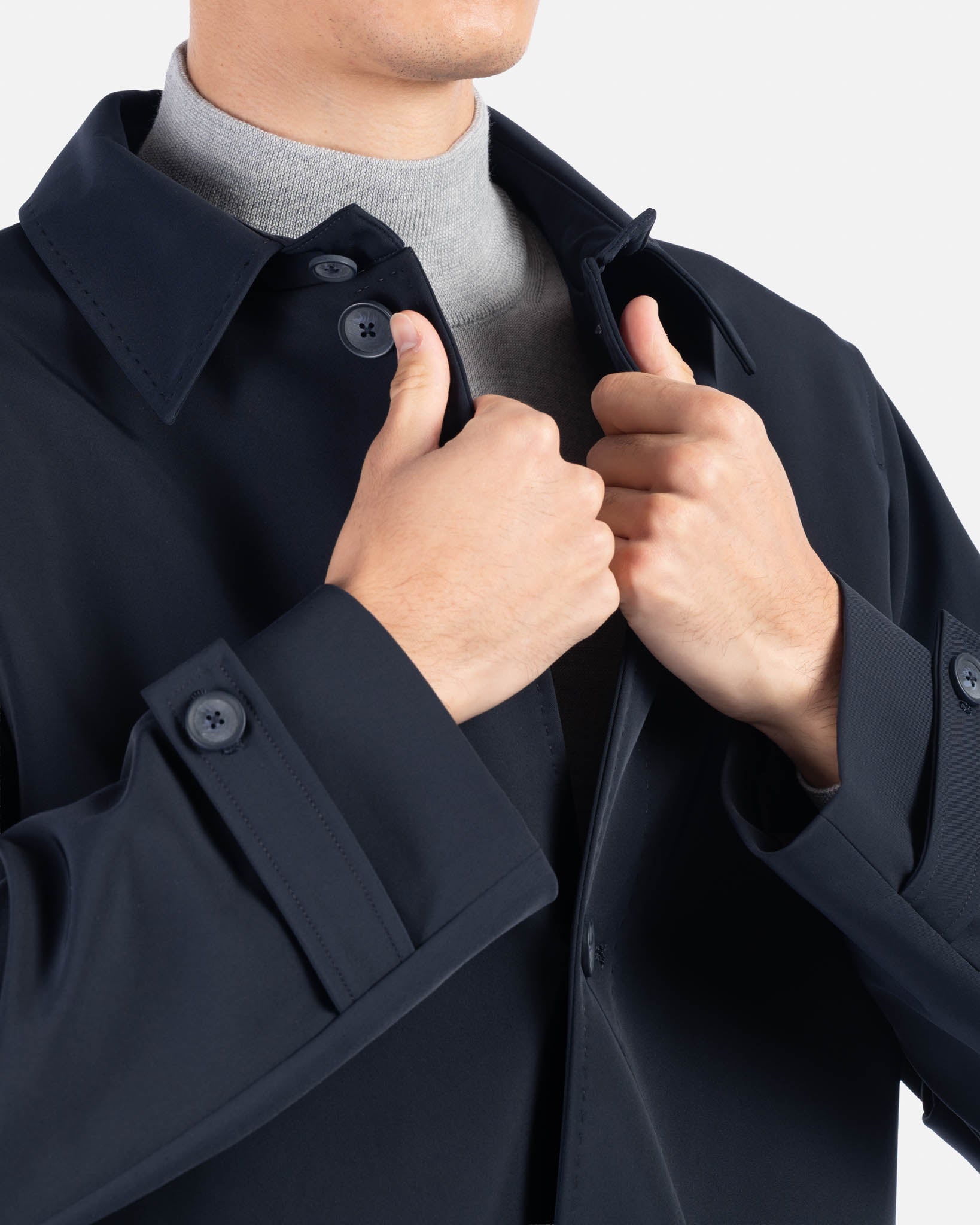 J.W.SAX MILANO Soprabito in Tessuto Tecnico Stretch