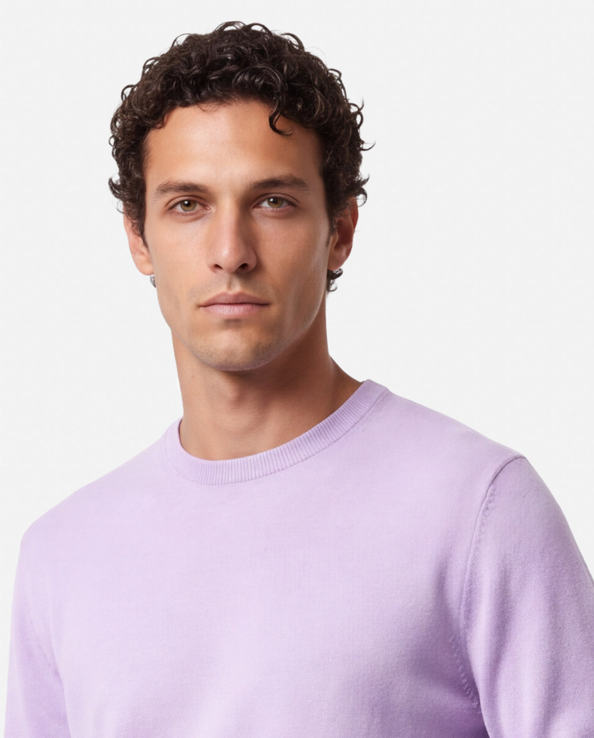 J.W.SAX MILANO Maglione in Lana Merino Extrafine e Cashmere - Finezza 12