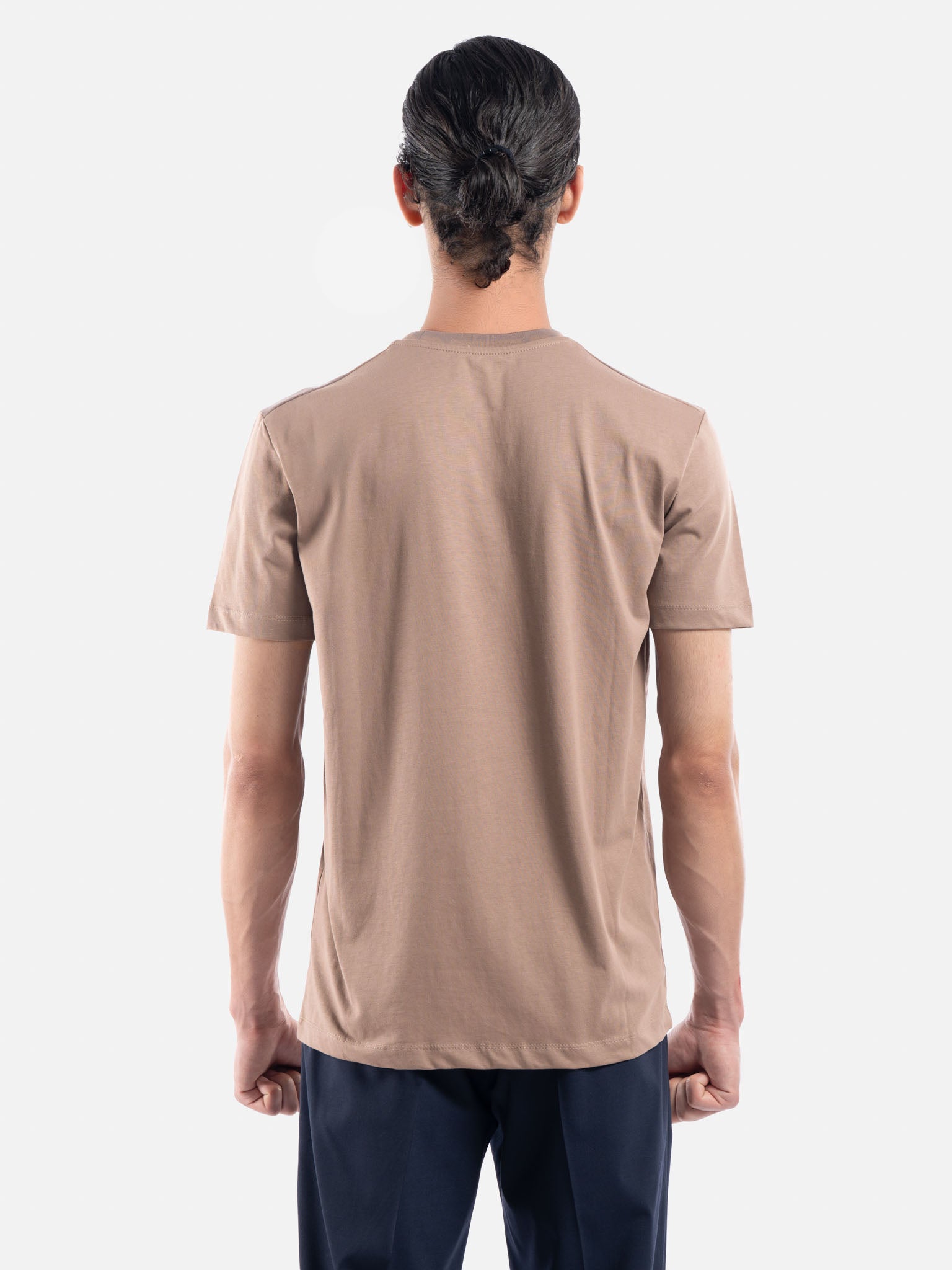 T-shirt Girocollo in Puro Cotone