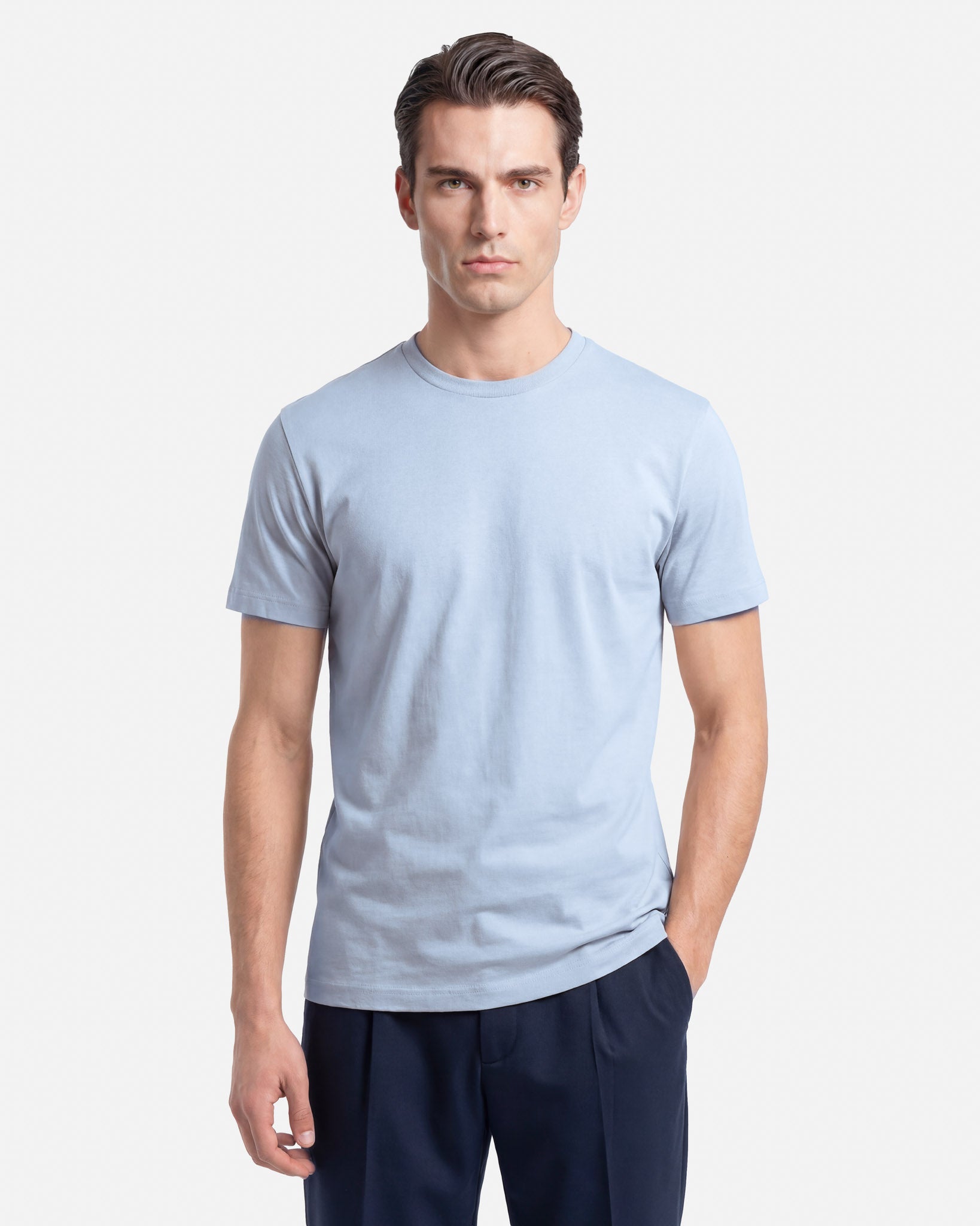 Pure Cotton Crew Neck T-Shirt
