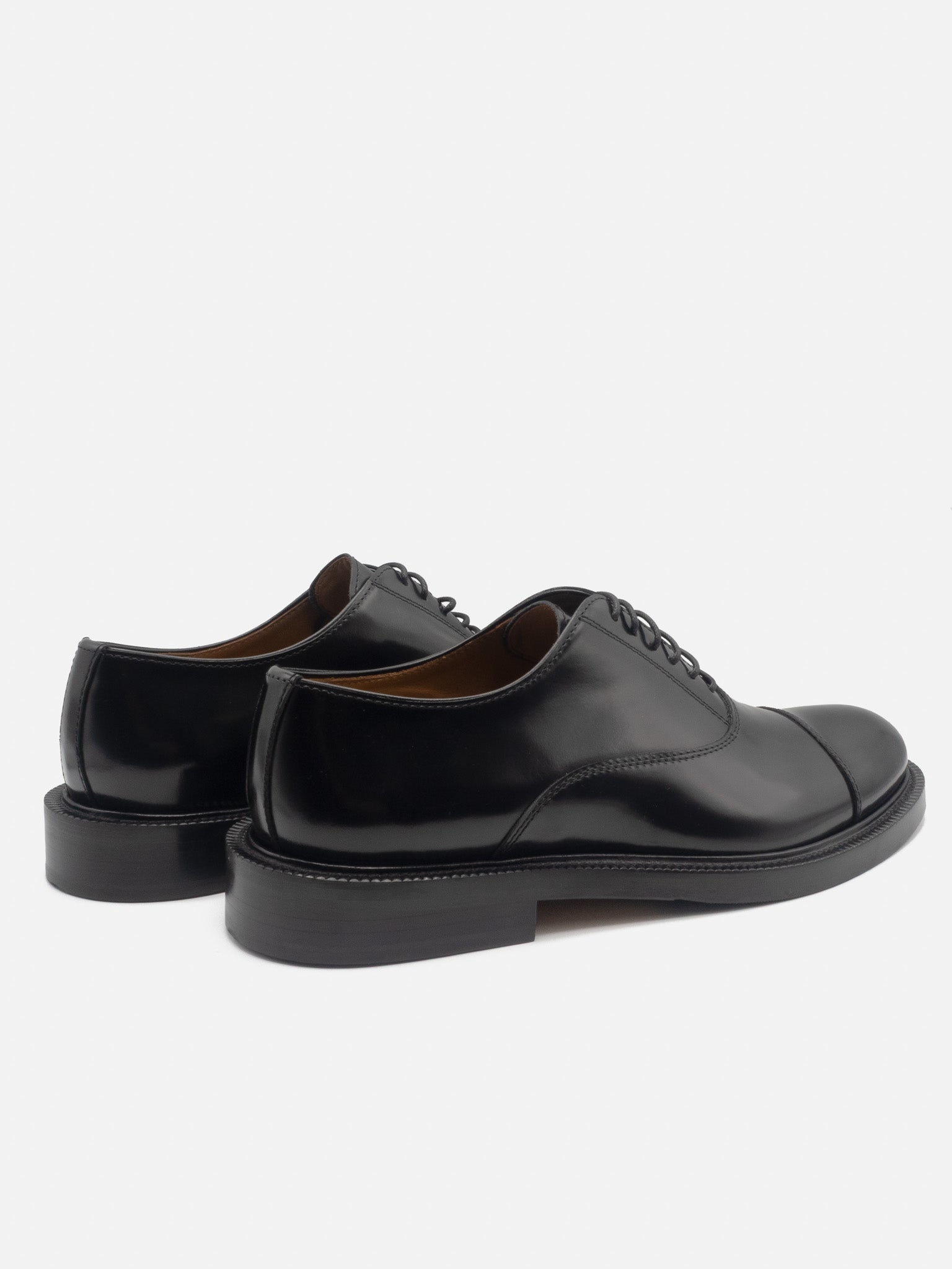 J.W.SAX MILANO Oxford Nere Con Suola Mista