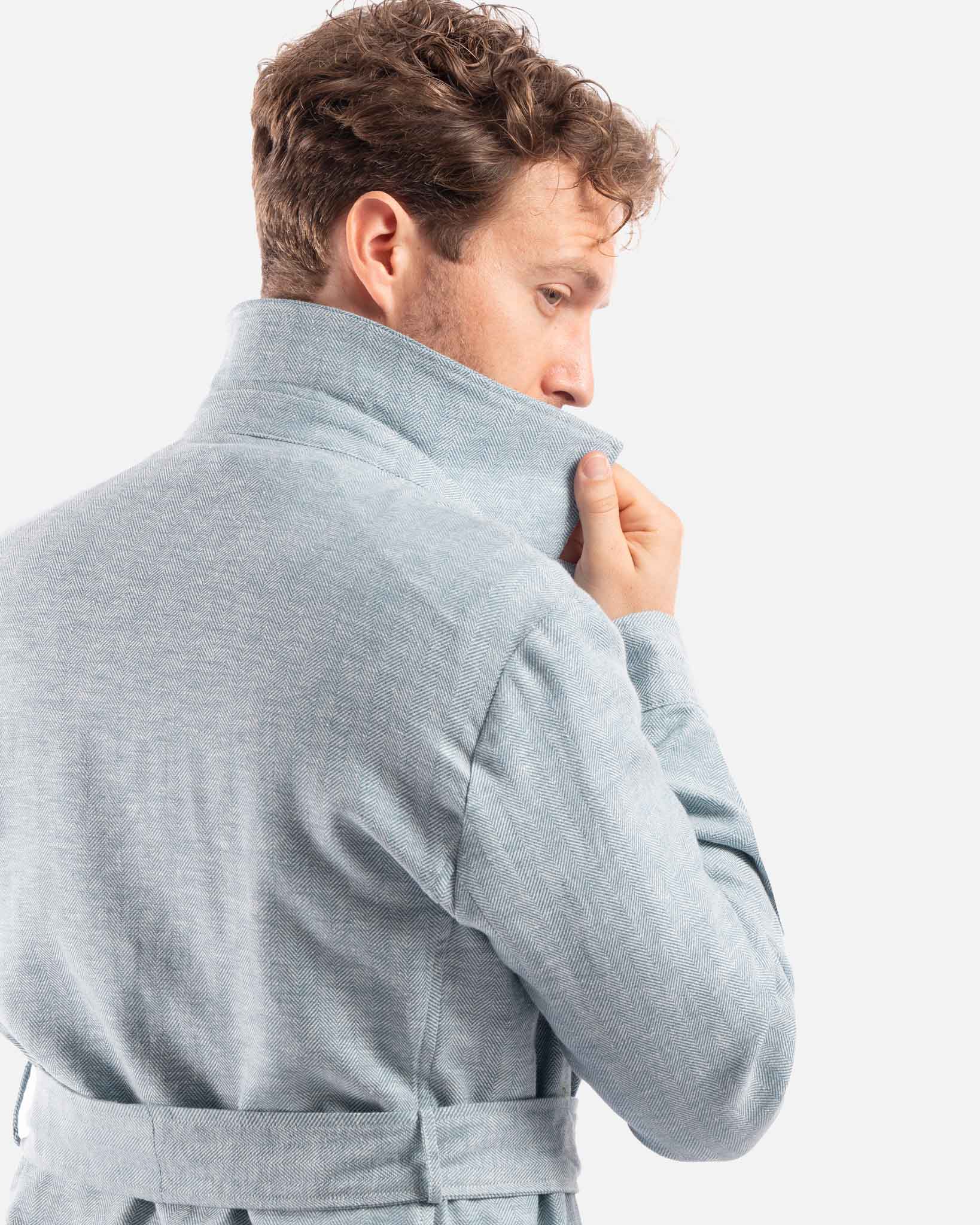 Giacca Sahariana in Lino e Cotone