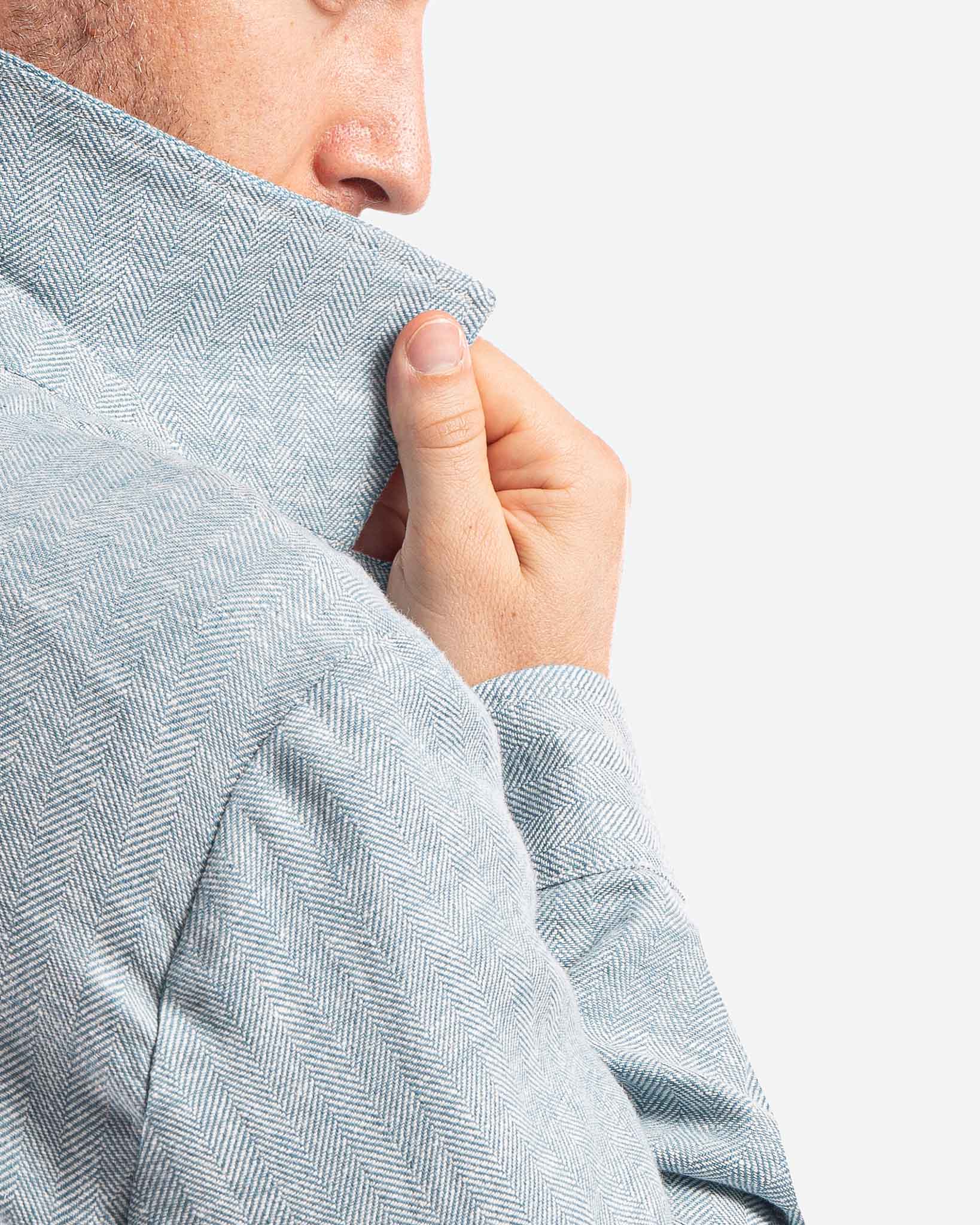 Giacca Sahariana in Lino e Cotone