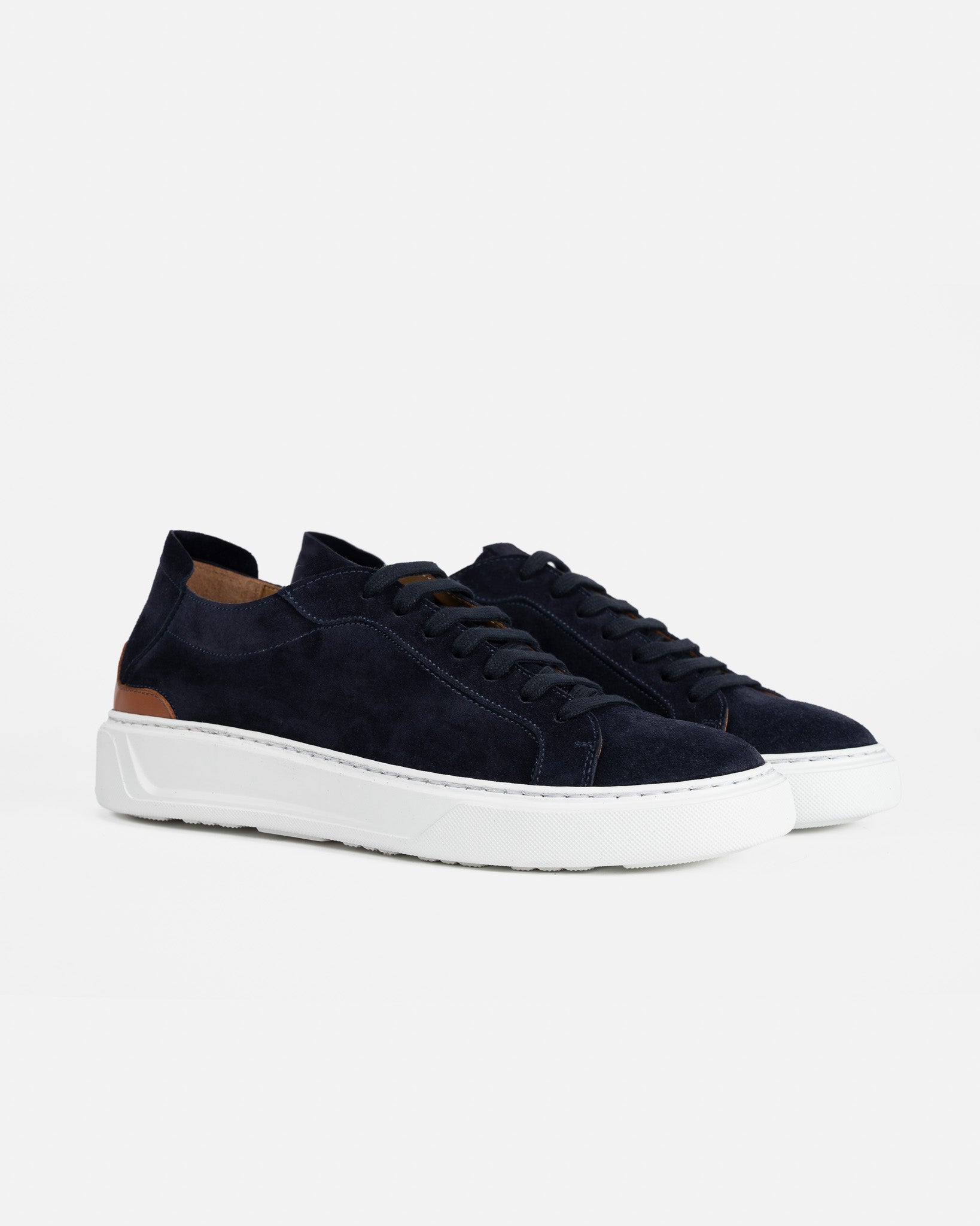 J.W.SAX MILANO Sneaker in Camoscio Sfoderato Blu