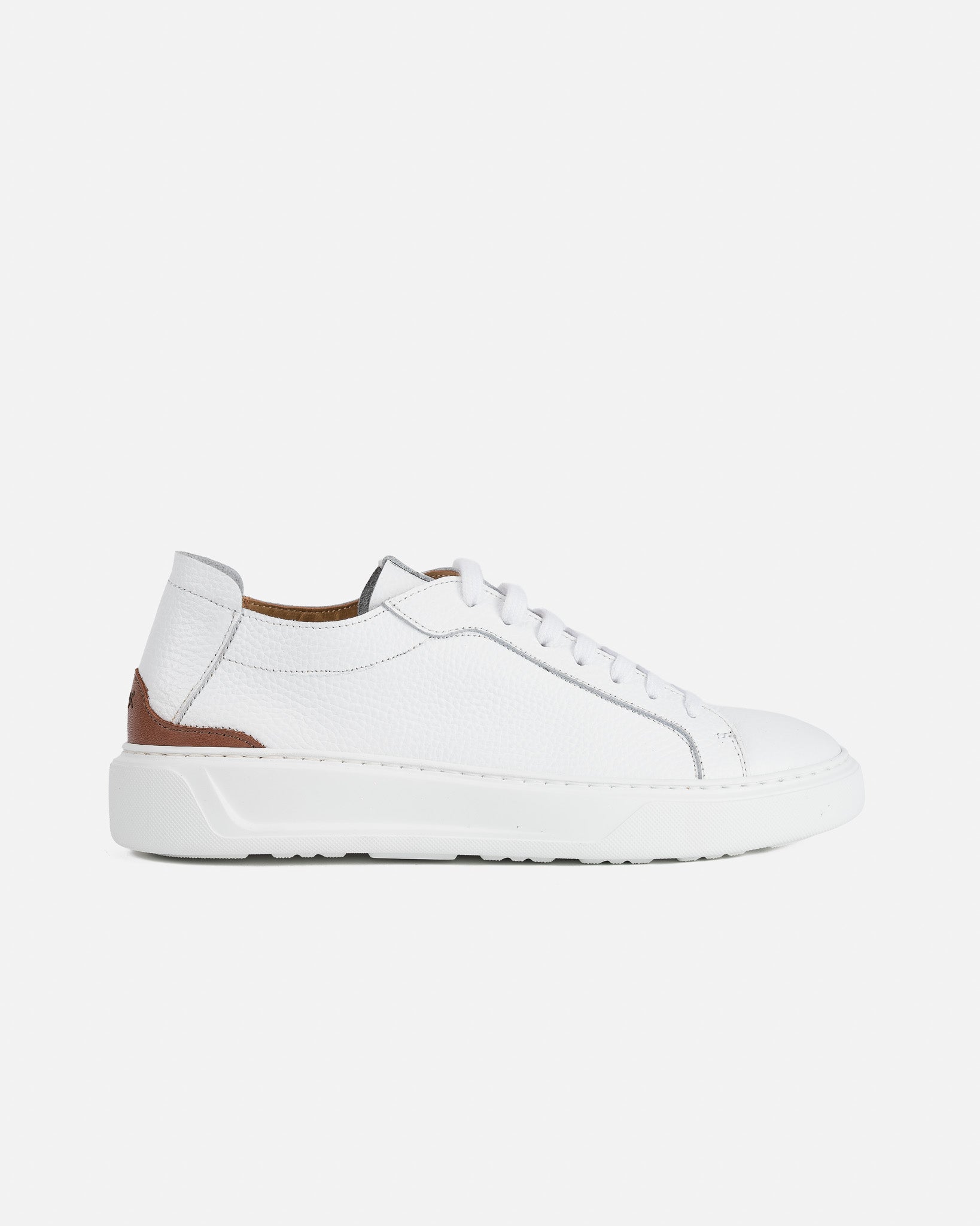 J.W.SAX MILANO Sneaker in Cervo Sfoderato Bianco