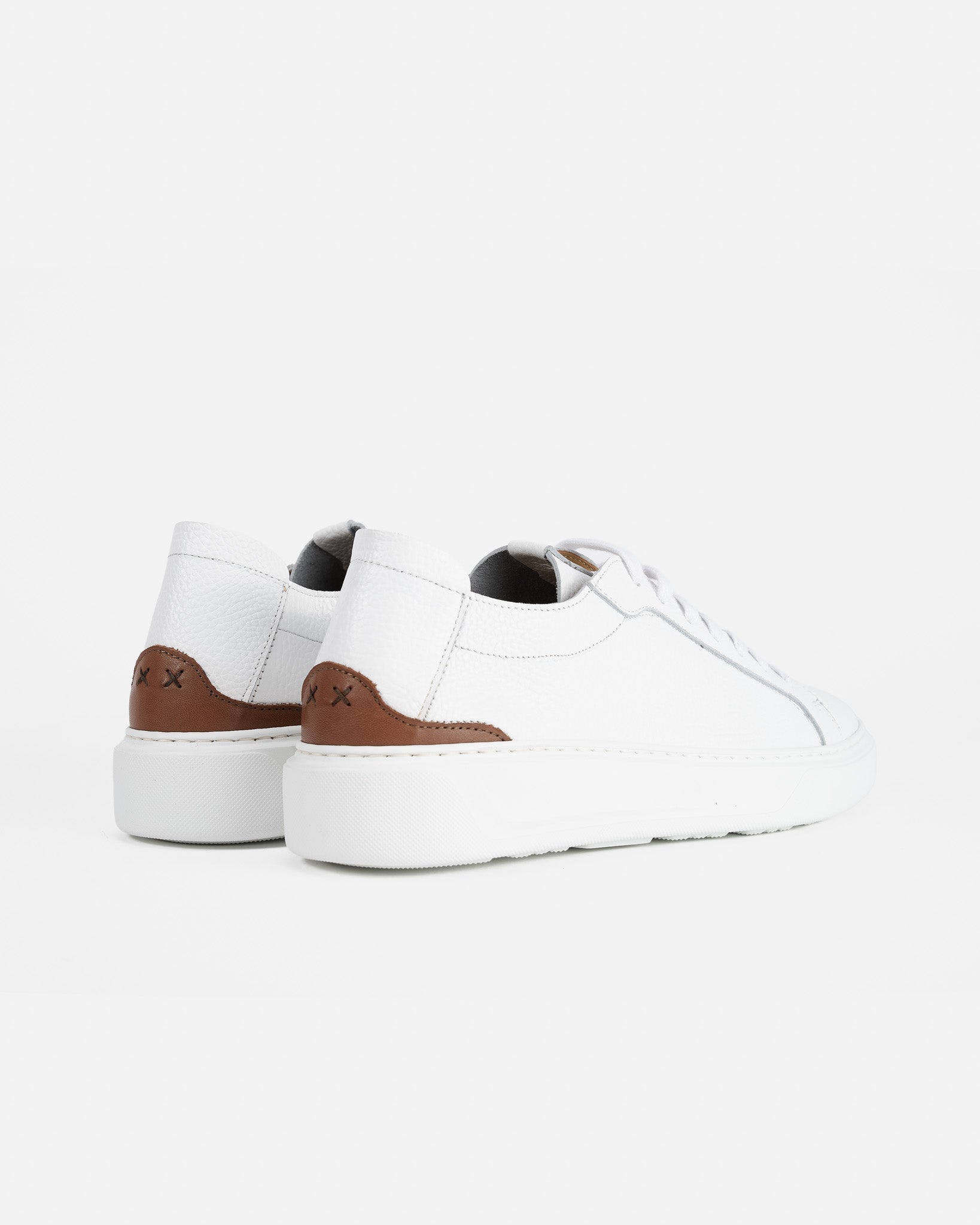 J.W.SAX MILANO Sneaker in Cervo Sfoderato Bianco
