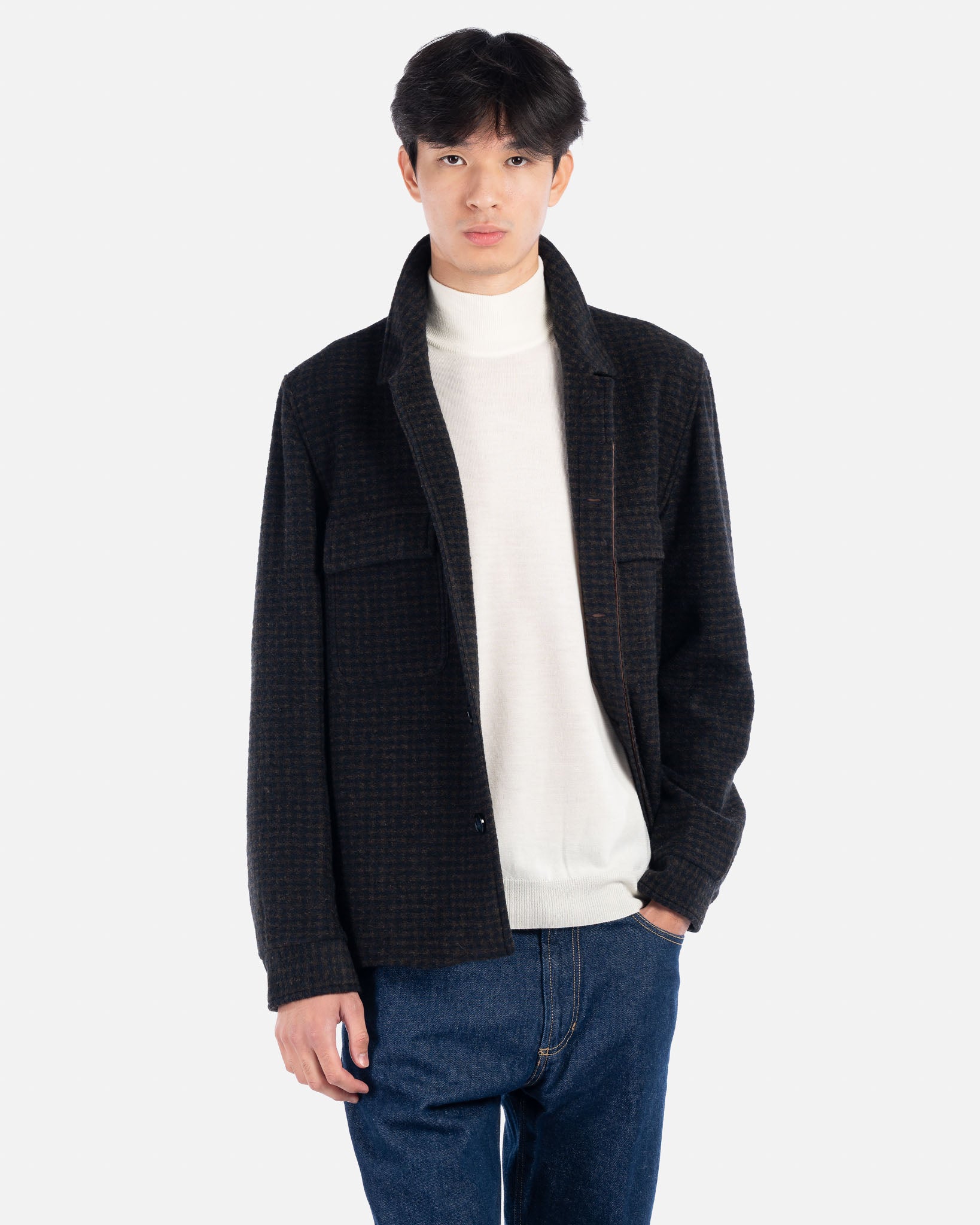 J.W.SAX MILANO Lupetto Panna in Lana Merino Extrafine