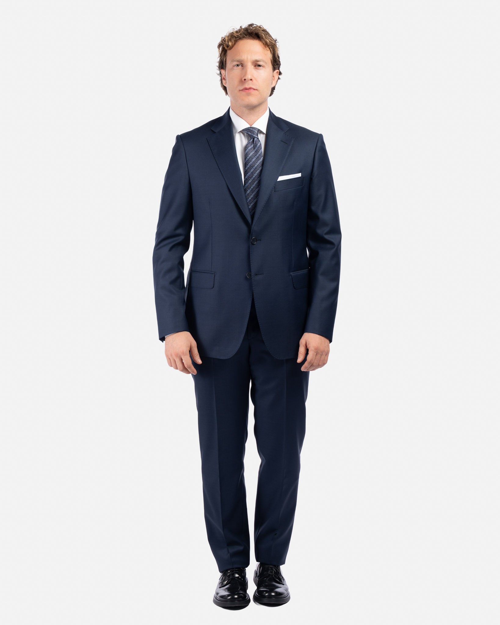 J.W.SAX MILANO Abito in Grisaglia Perennial Vitale Barberis Canonico All Season