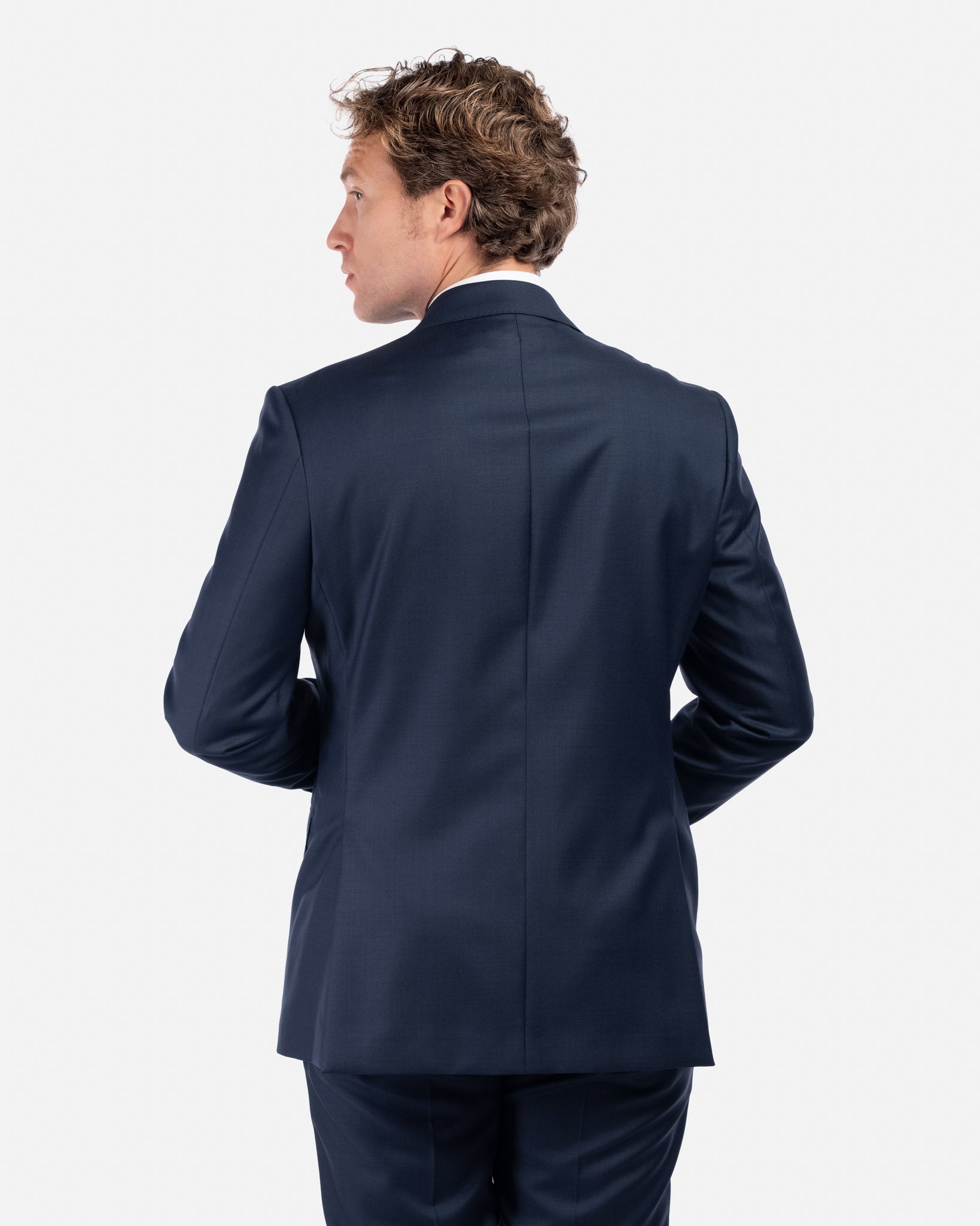 J.W.SAX MILANO Abito in Grisaglia Perennial Vitale Barberis Canonico All Season