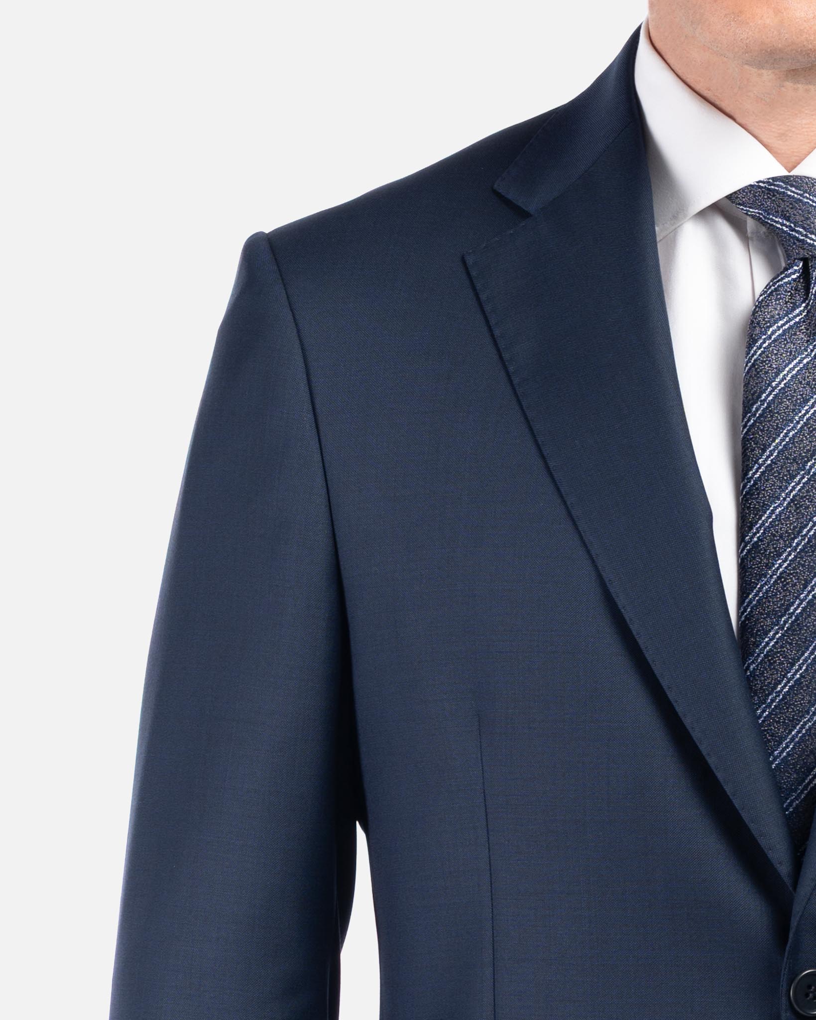 J.W.SAX MILANO Abito in Grisaglia Perennial Vitale Barberis Canonico All Season