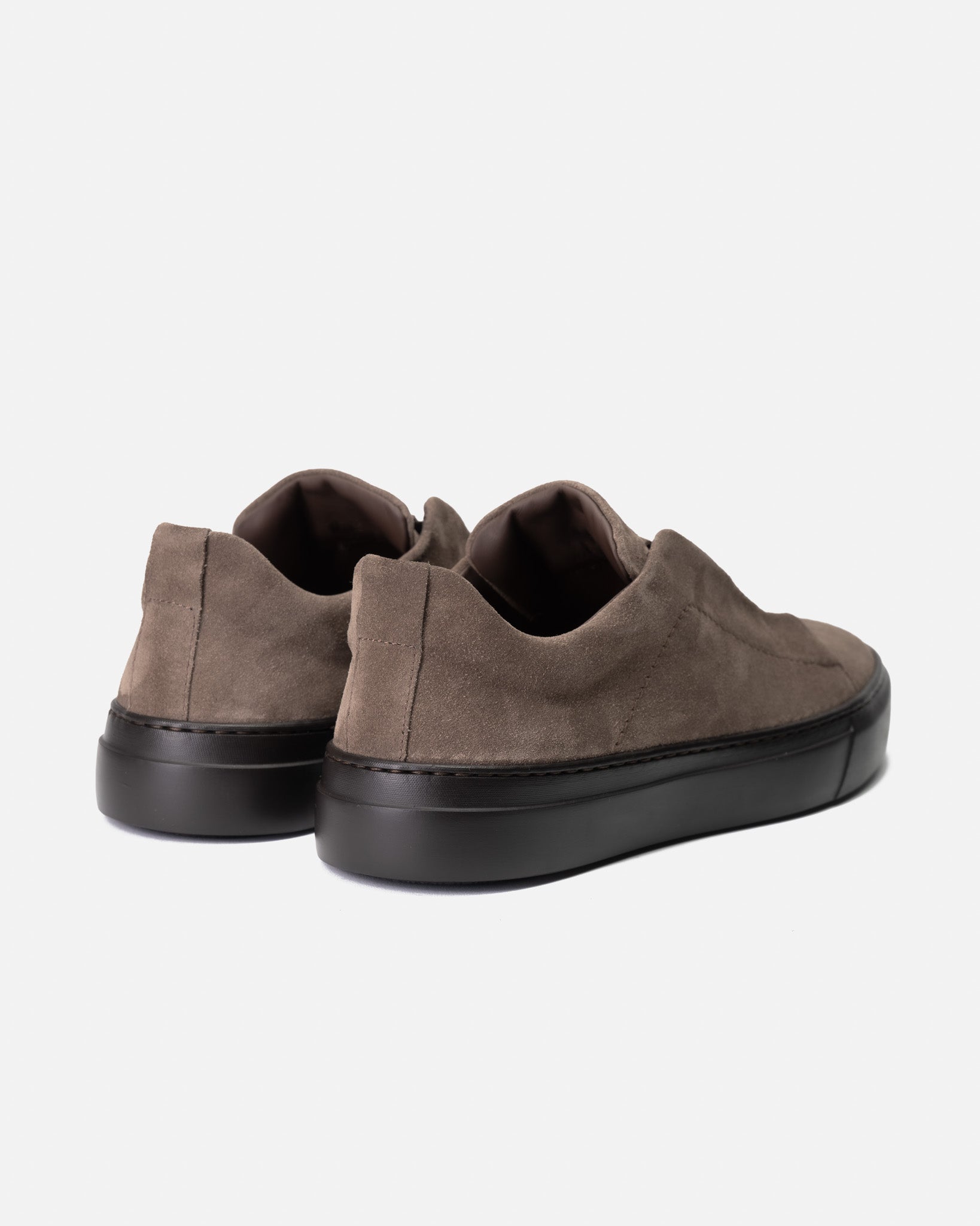 J.W.SAX MILANO Sneaker Slip On in Camoscio Tortora