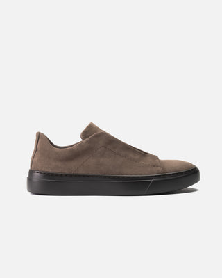 Sneaker Slip On in Camoscio Tortora