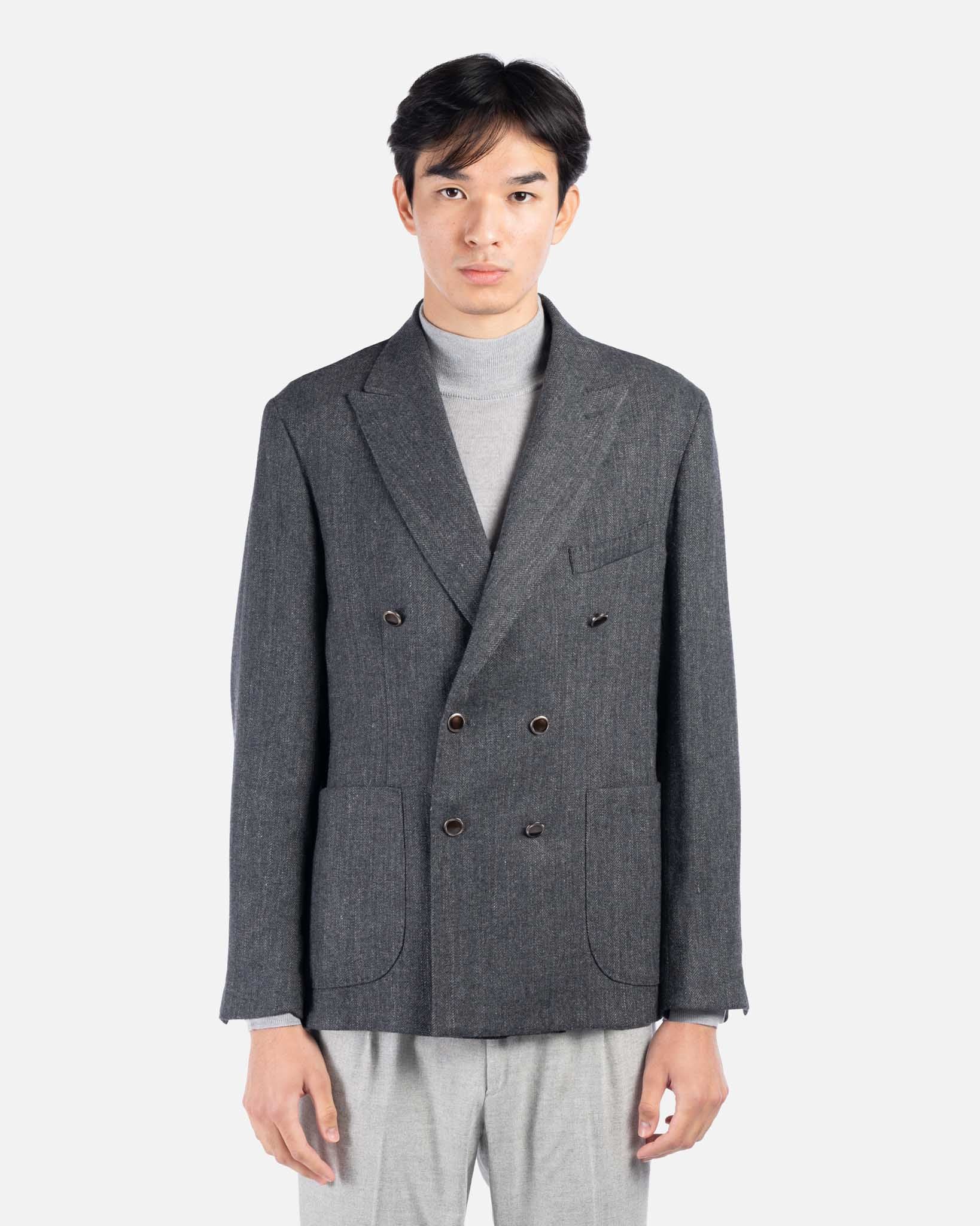 Giacca Doppiopetto Grigia