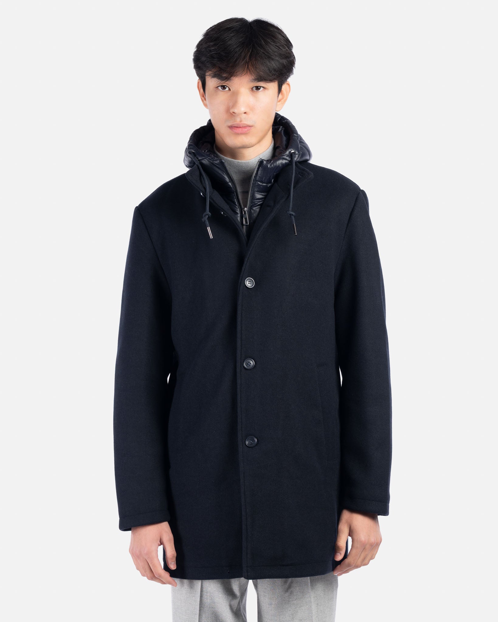 J.W.SAX MILANO Cappotto Tecnico Blu