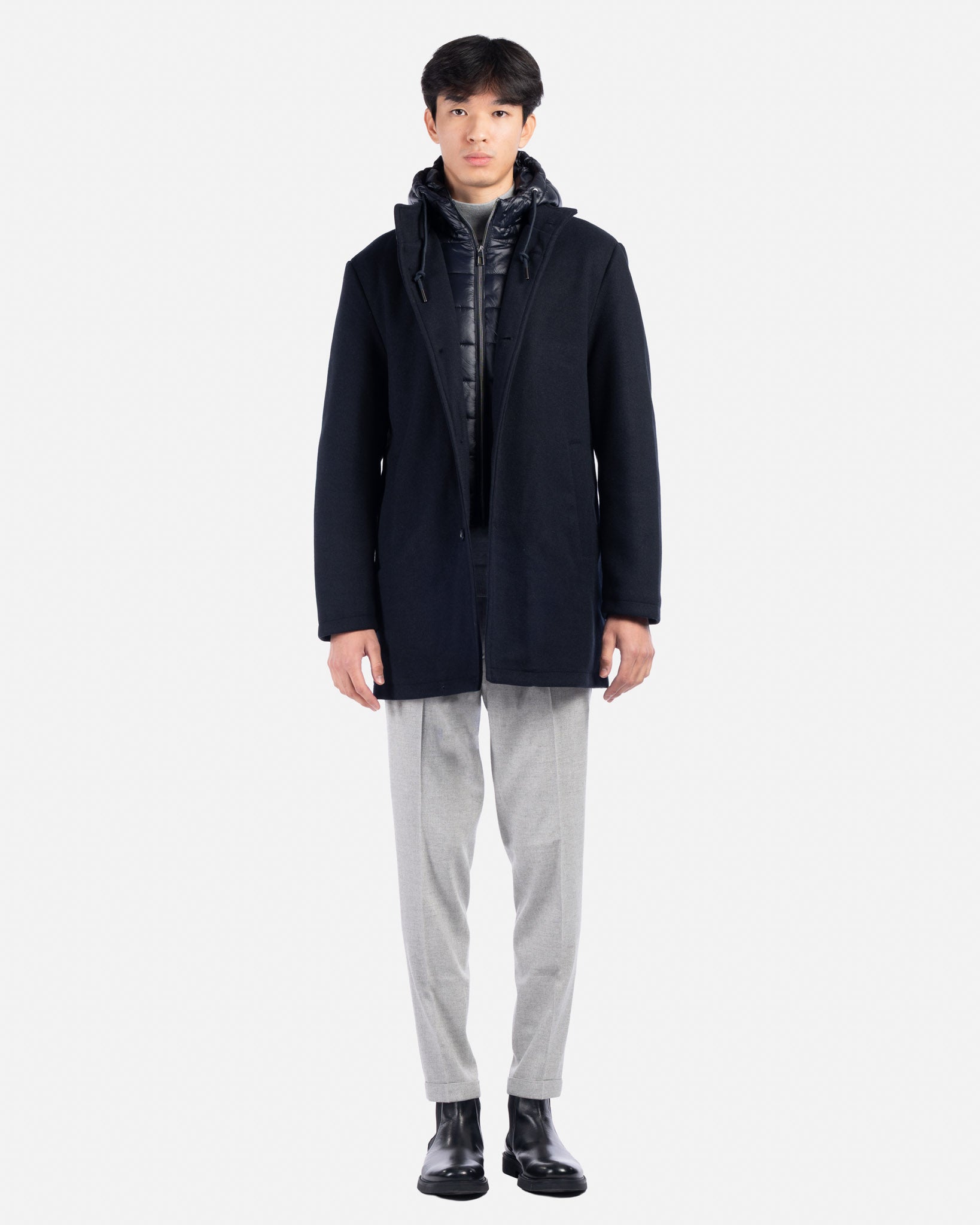 J.W.SAX MILANO Cappotto Tecnico Blu