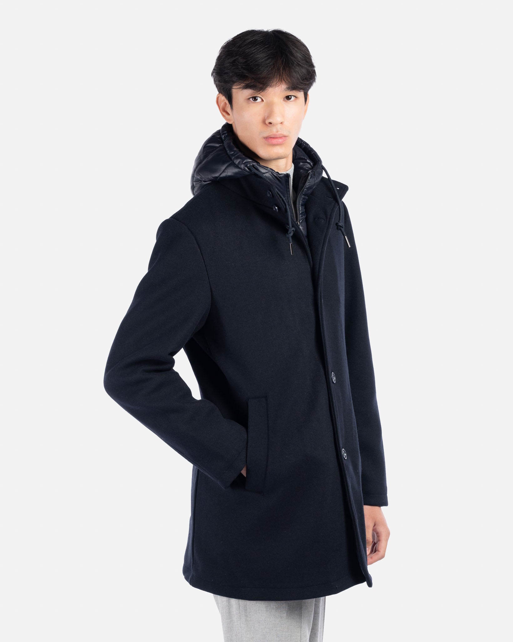 J.W.SAX MILANO Cappotto Tecnico Blu