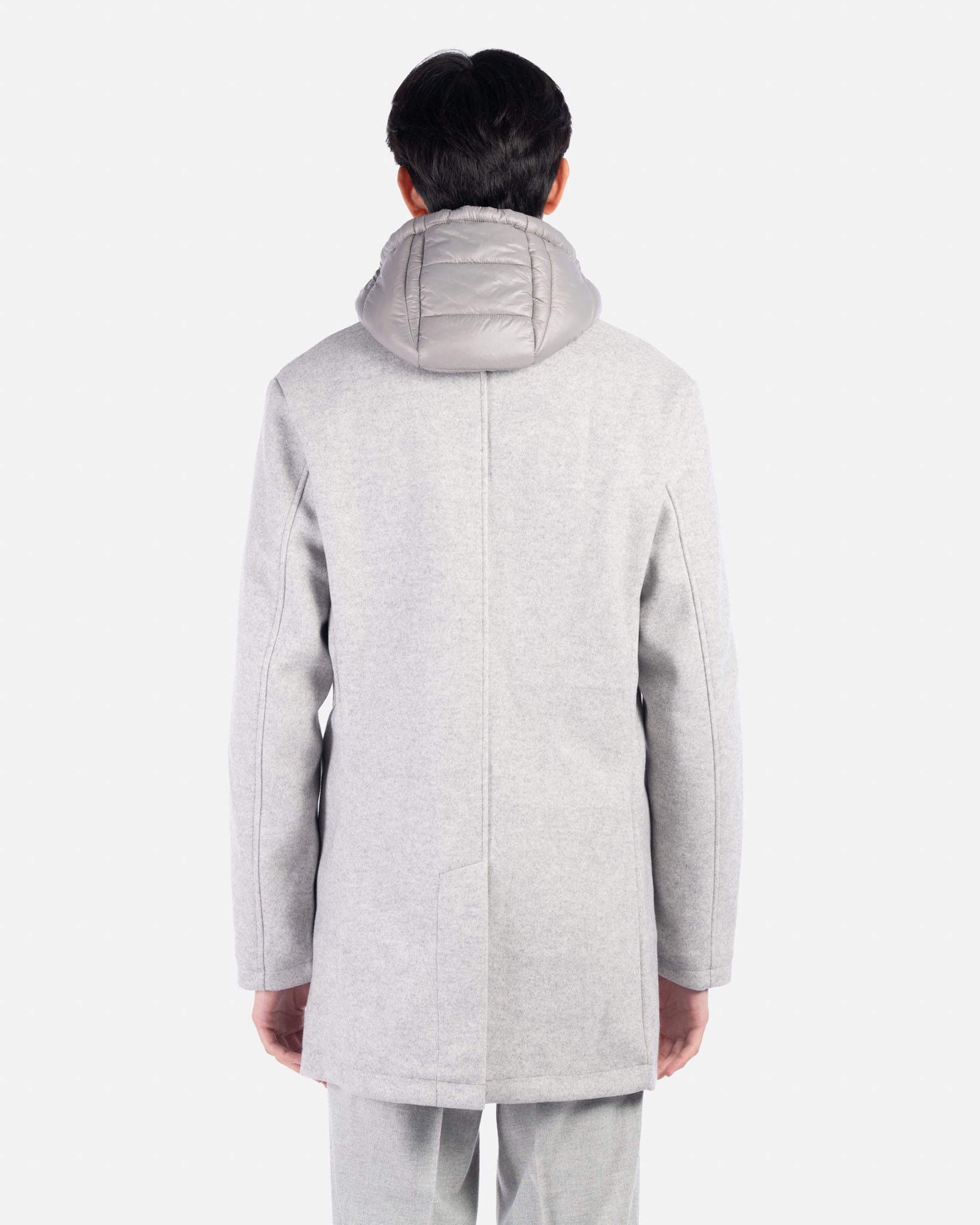 J.W.SAX MILANO Cappotto Tecnico Grigio Chiaro