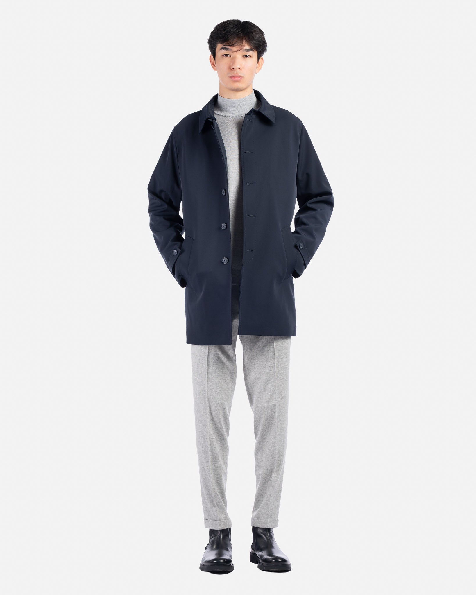 J.W.SAX MILANO Soprabito in Tessuto Tecnico Stretch