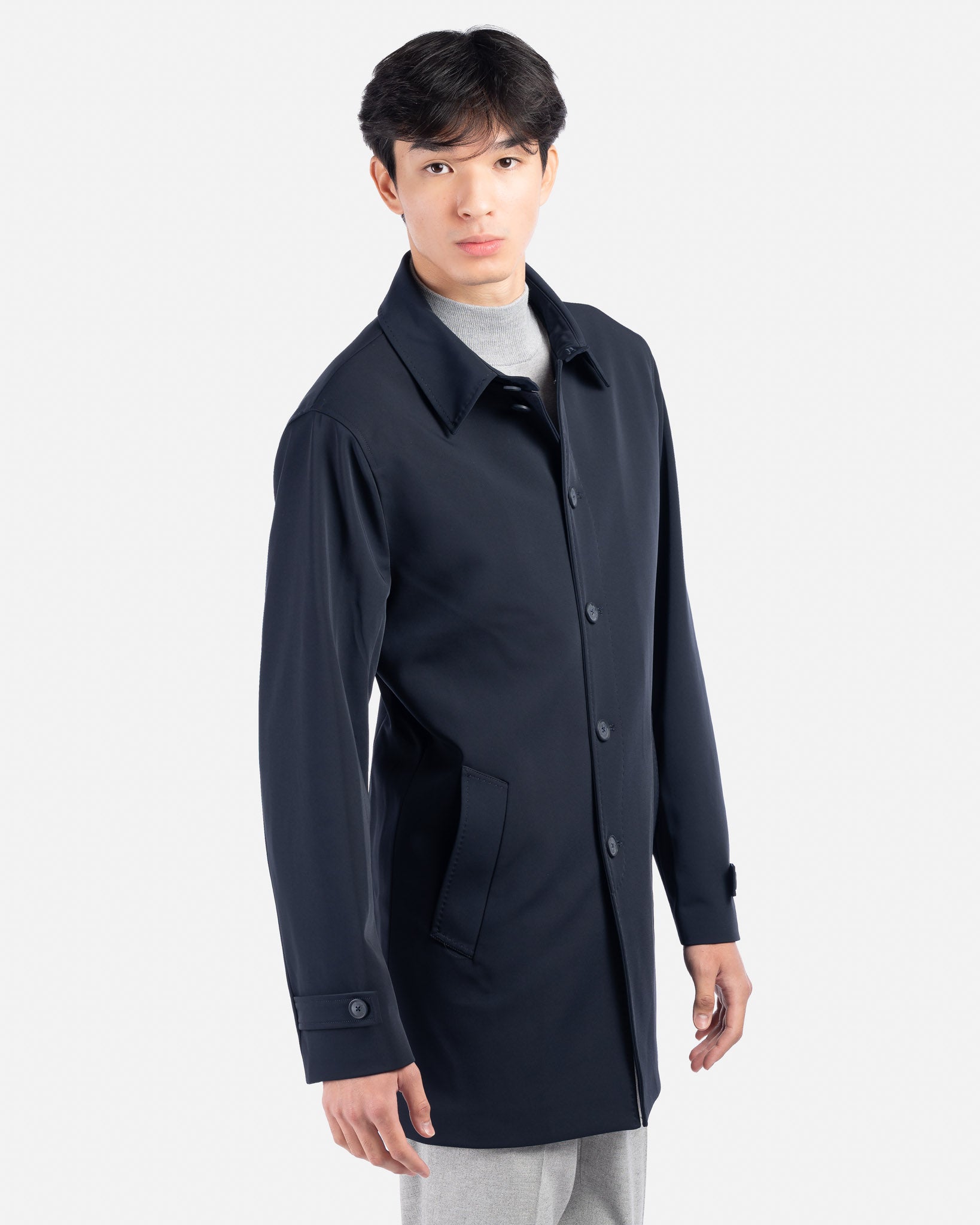 J.W.SAX MILANO Soprabito in Tessuto Tecnico Stretch