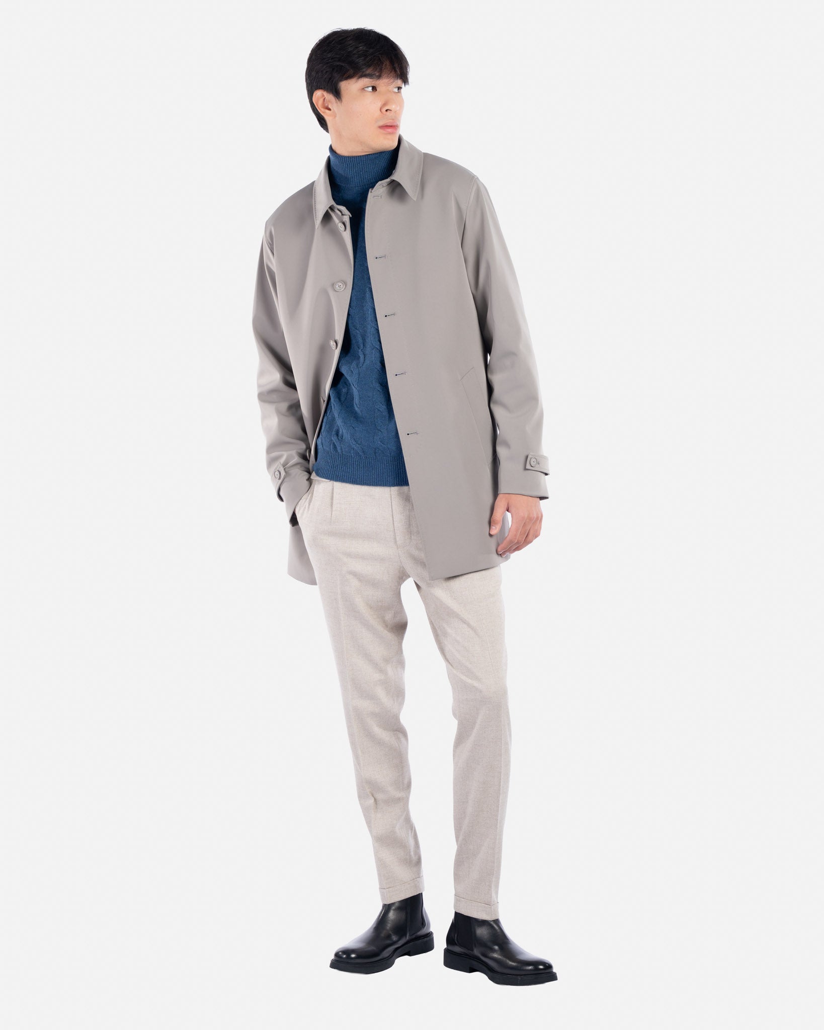 J.W.SAX MILANO Soprabito in Tessuto Tecnico Stretch