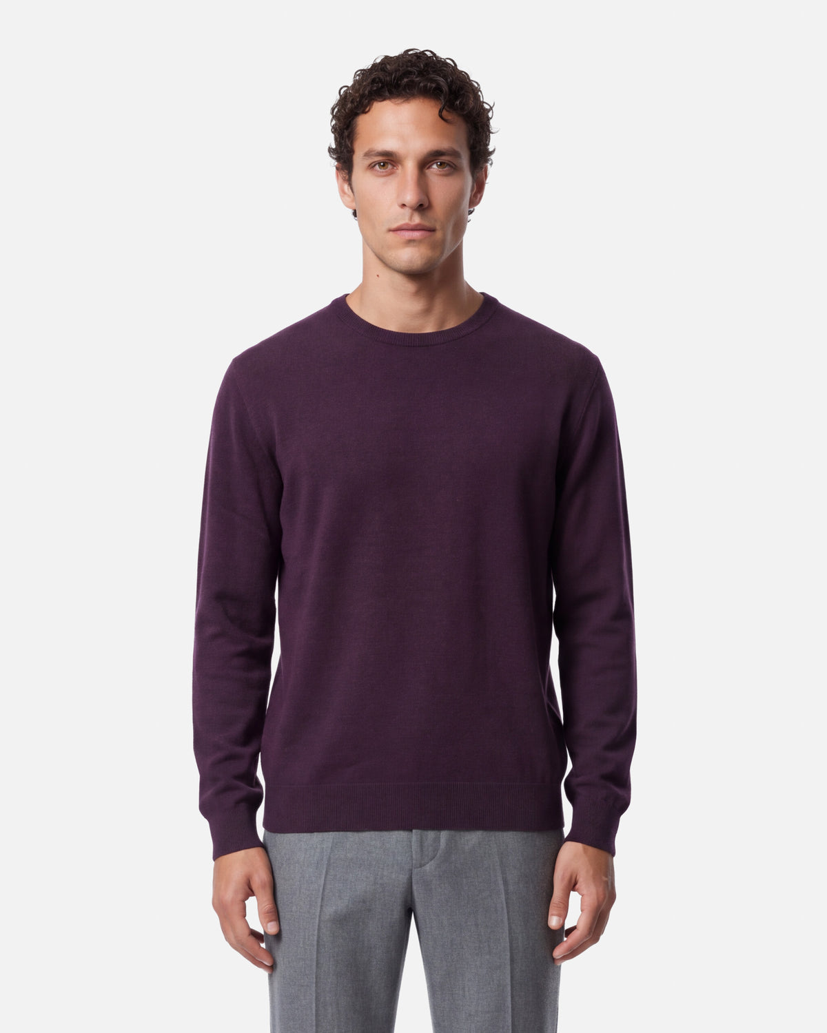 J.W.SAX MILANO Maglione in Lana Merino Extrafine e Cashmere - Finezza 12
