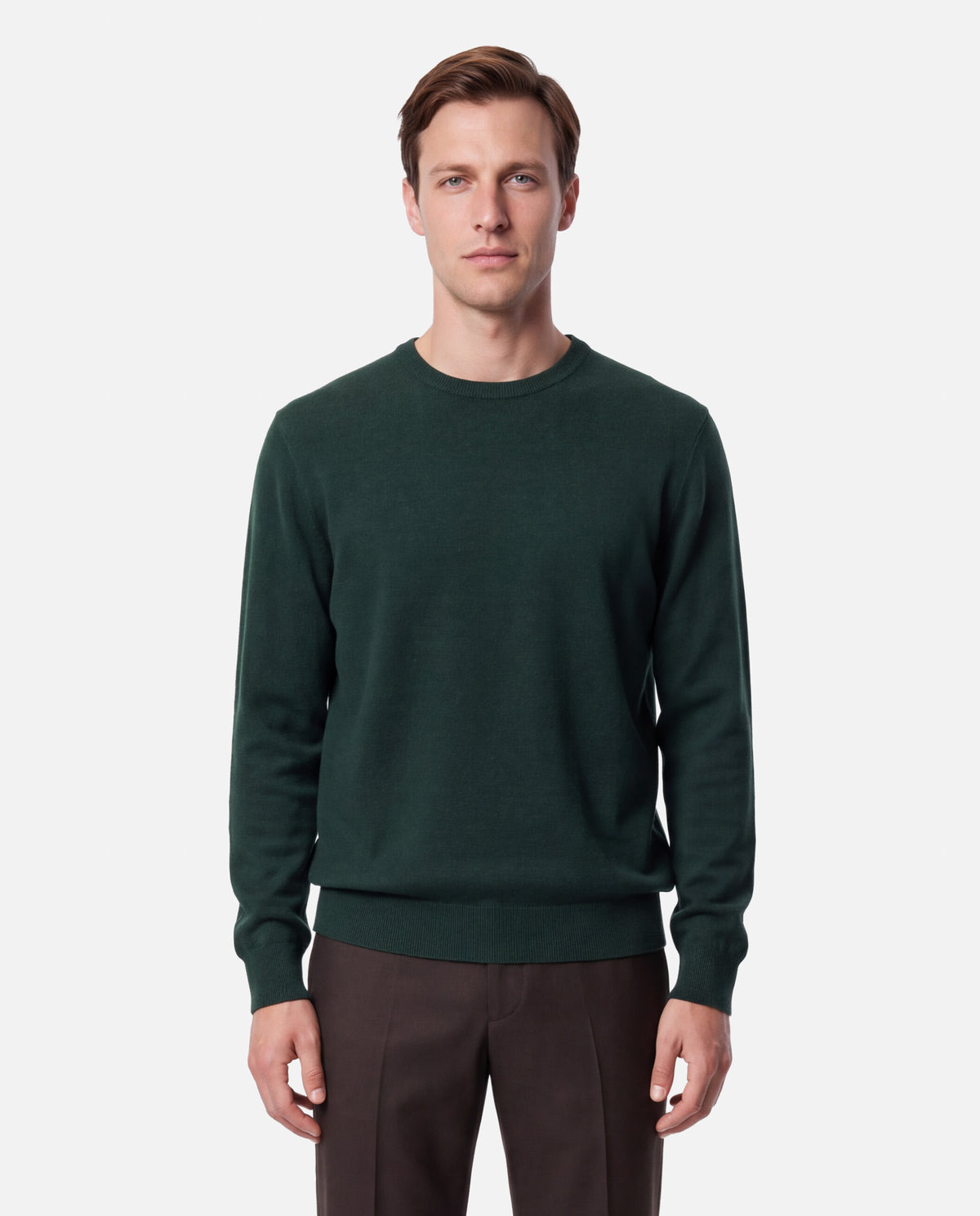 J.W.SAX MILANO Maglione in Lana Merino Extrafine e Cashmere - Finezza 12