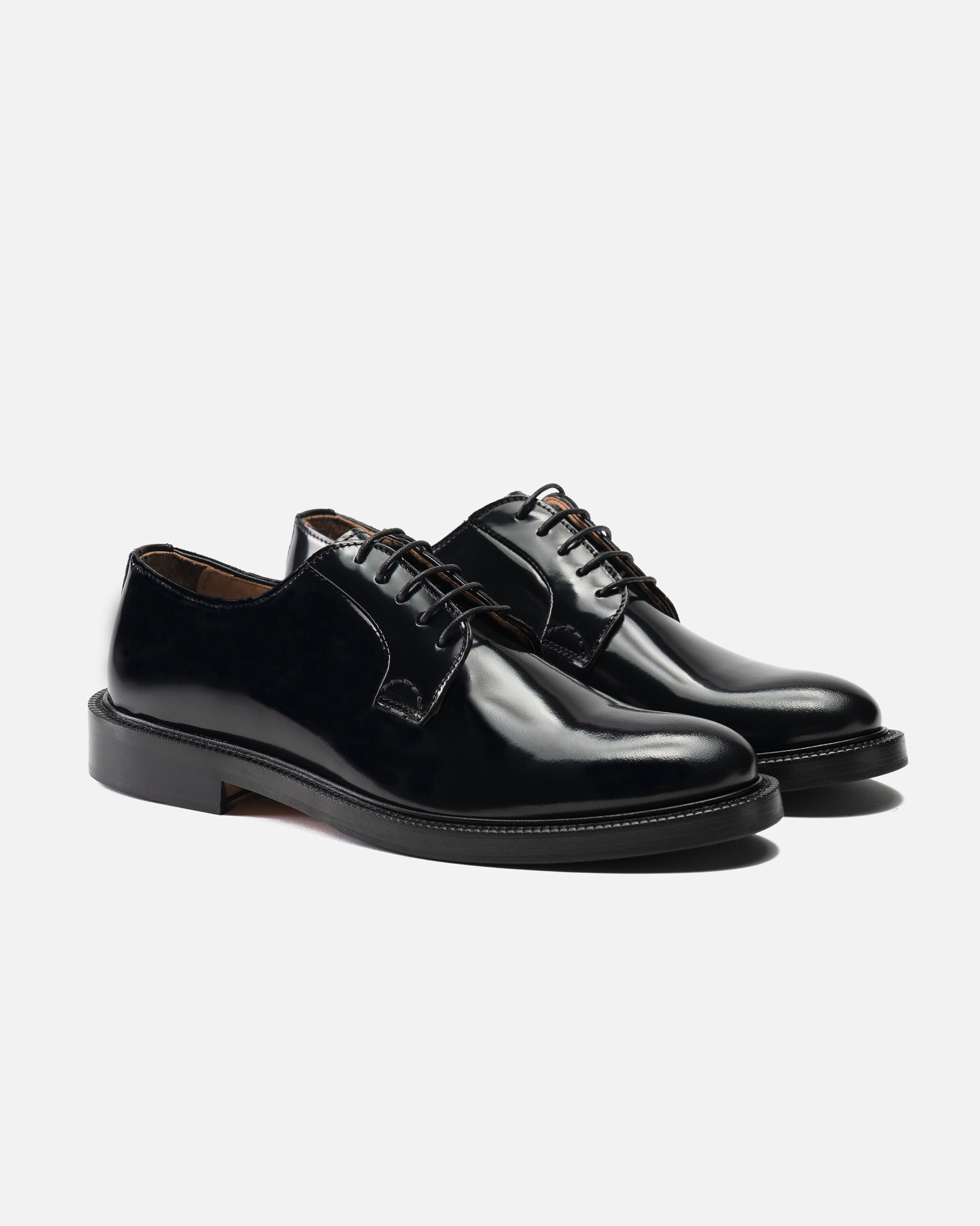 J.W.SAX MILANO Derby Nera con Suola Mista