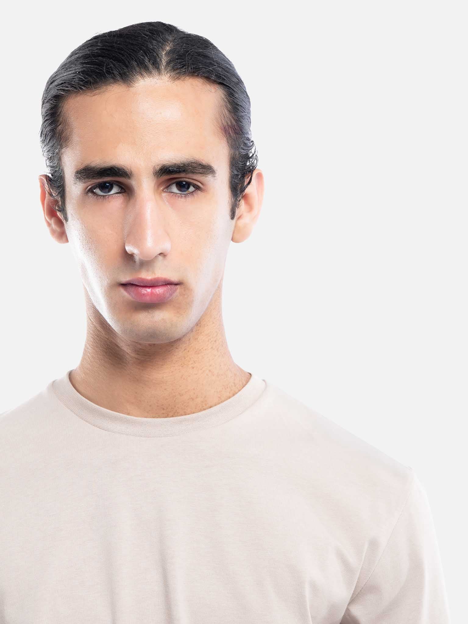 J.W.SAX MILANO T-shirt Girocollo in Puro Cotone