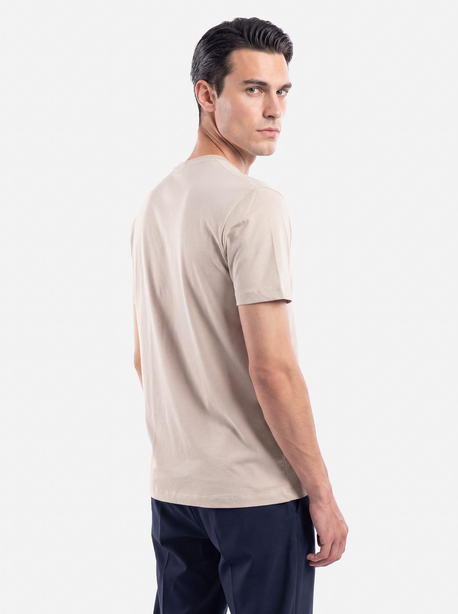 Pure Cotton Crew Neck T-Shirt