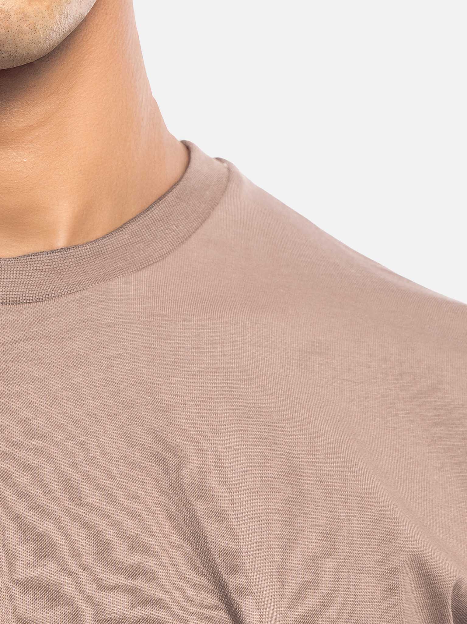 T-shirt Girocollo in Puro Cotone