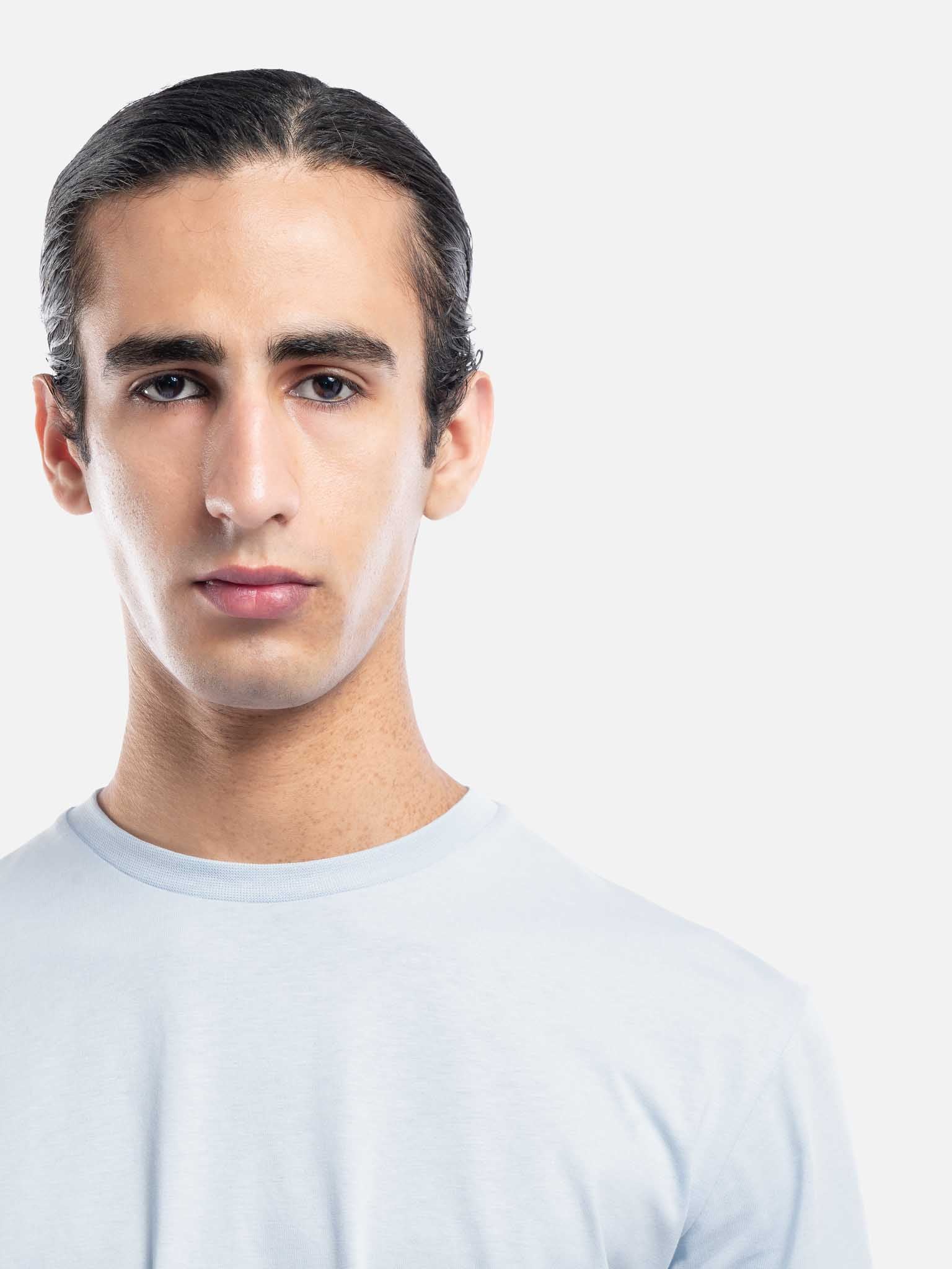 J.W.SAX MILANO T-shirt Girocollo in Puro Cotone