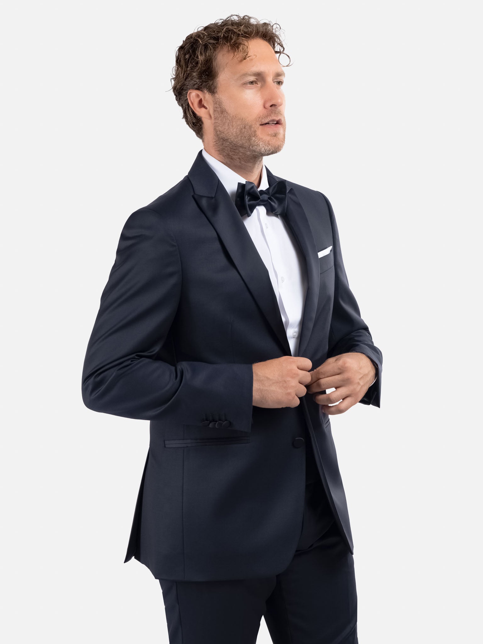 J.W.SAX MILANO Smoking Blu in Lana Sensorial