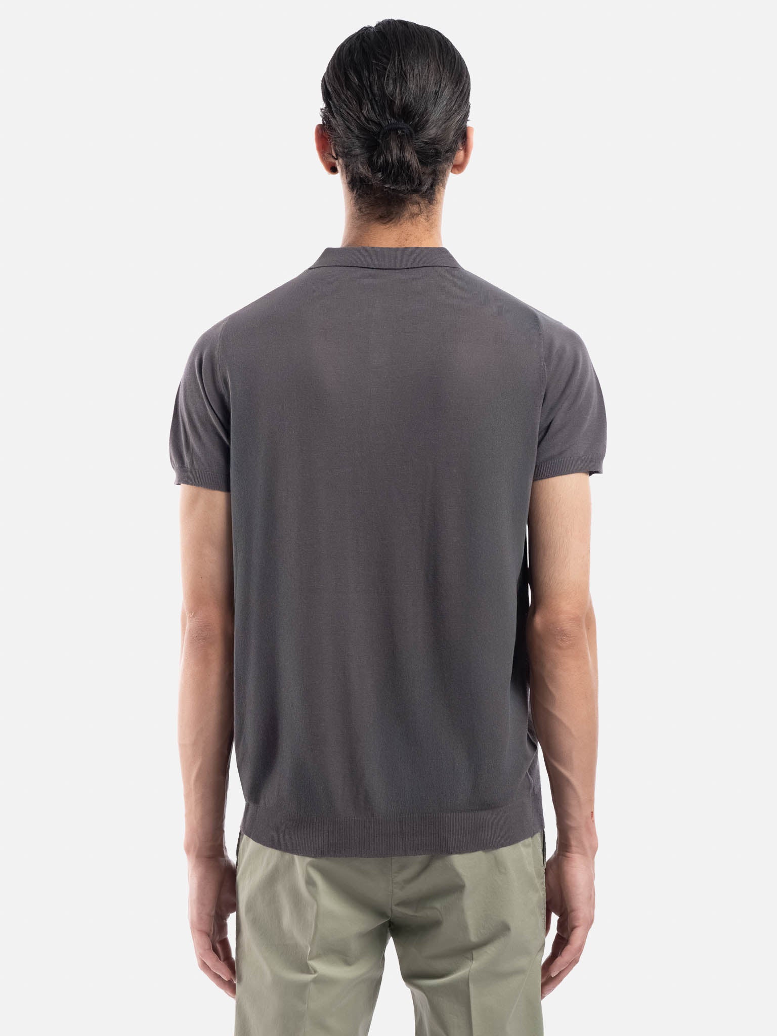 J.W.SAX MILANO Polo in Cotone e Lino