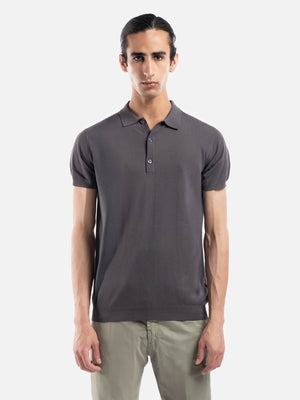 Polo in Cotone e Lino