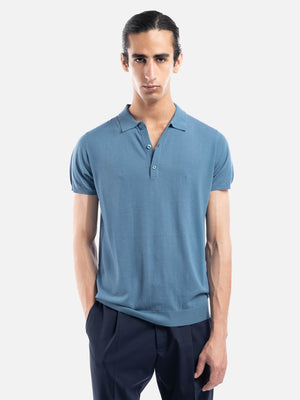 Polo in Cotone e Lino