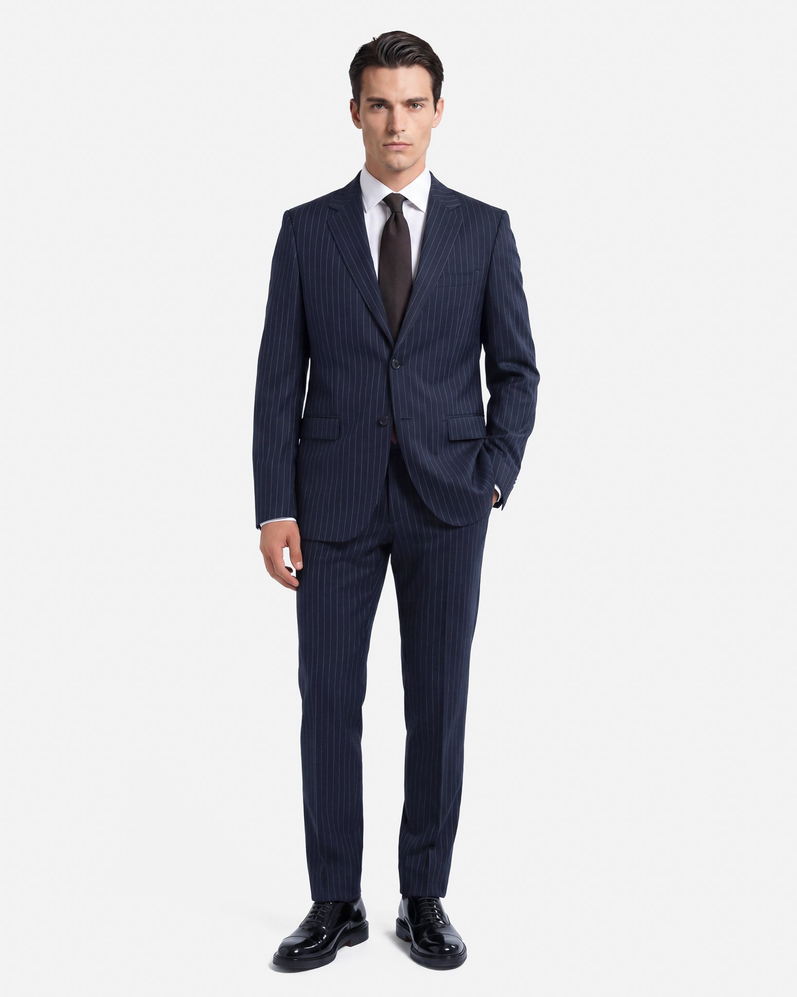 Abito Gessato Blu All Season