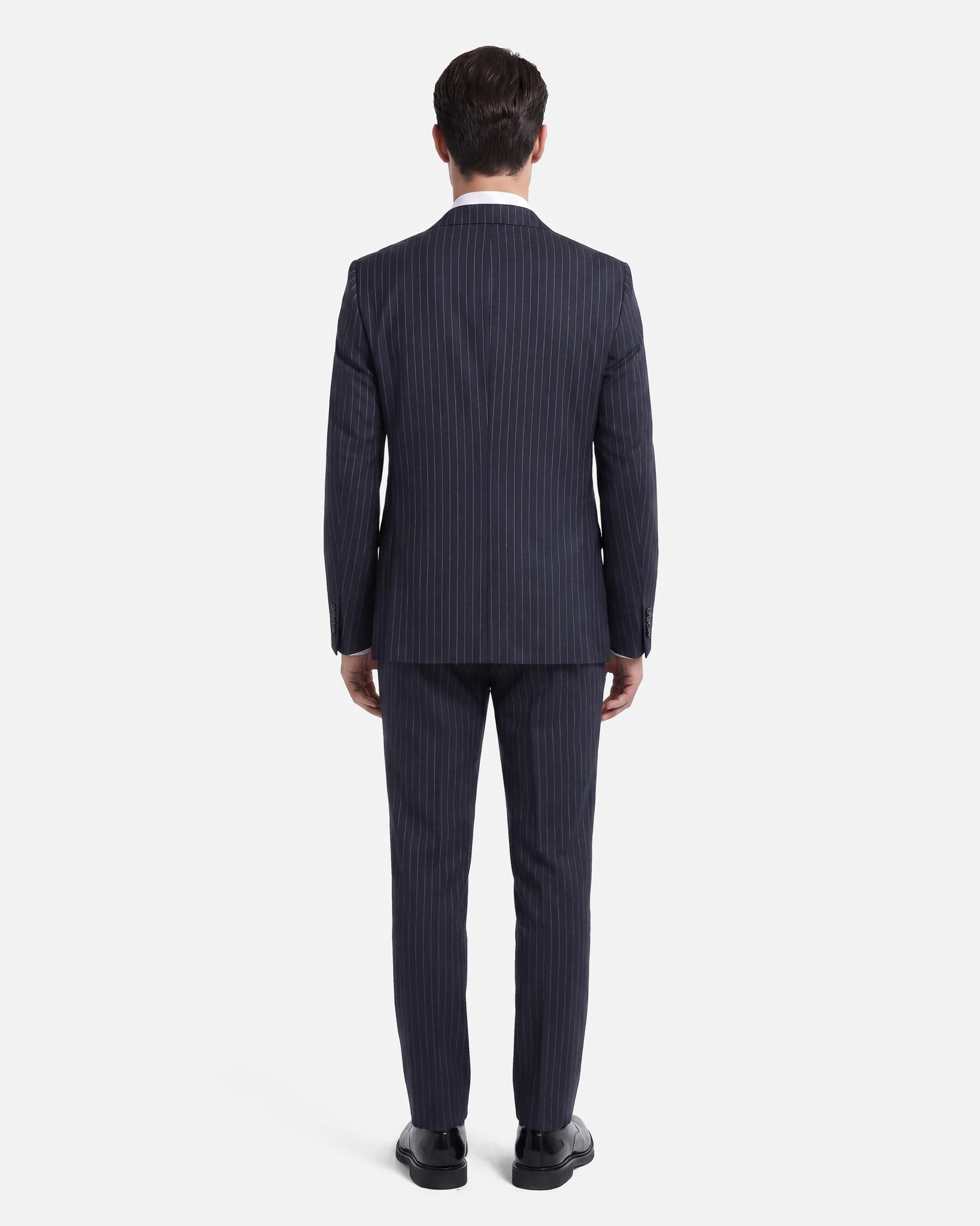 Abito Gessato Blu Scuro All Season