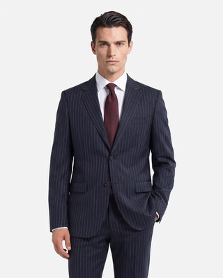 Abito Gessato Blu Scuro All Season