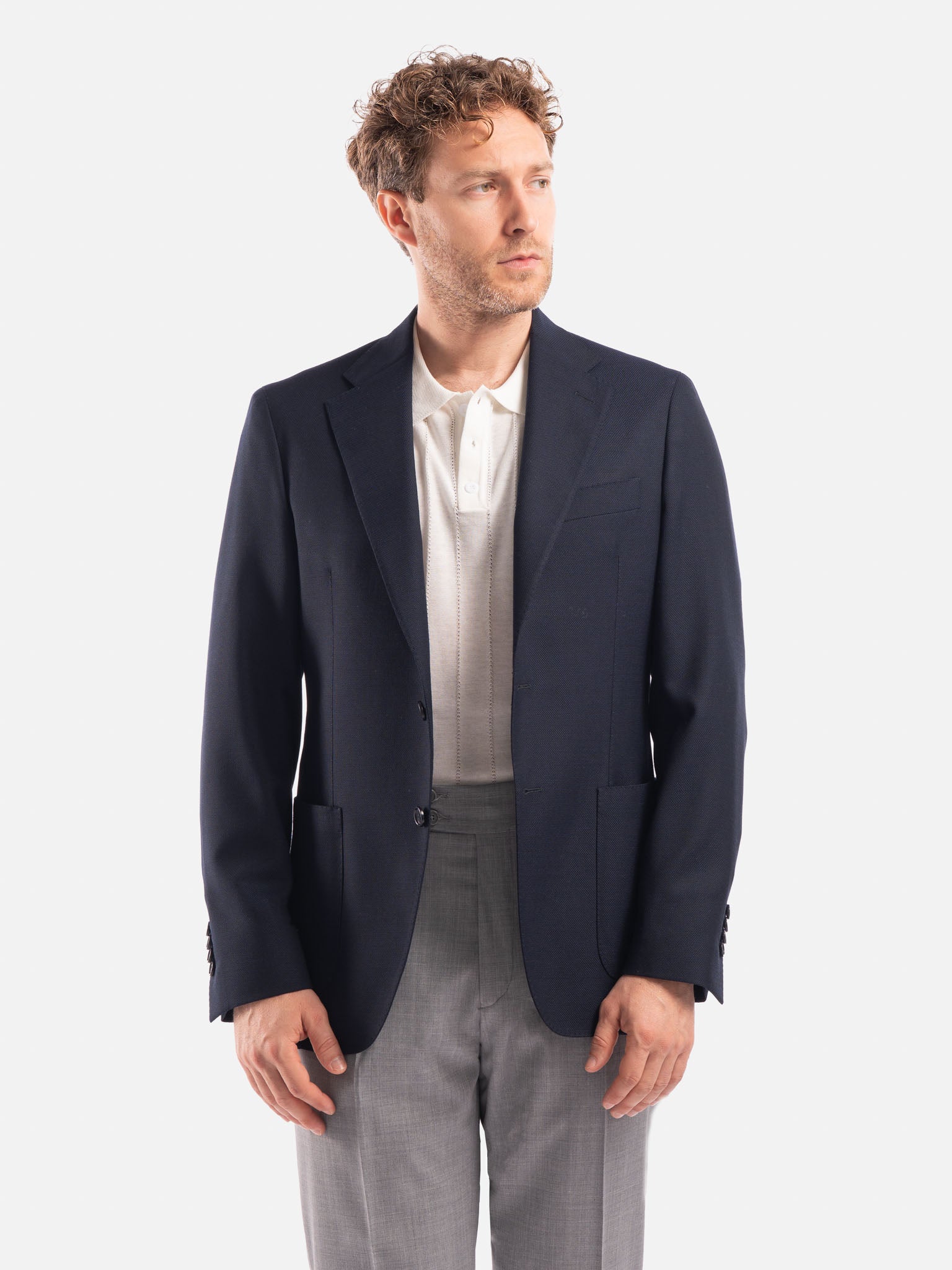 J.W.SAX MILANO Abito Sfoderato Grigio Medio