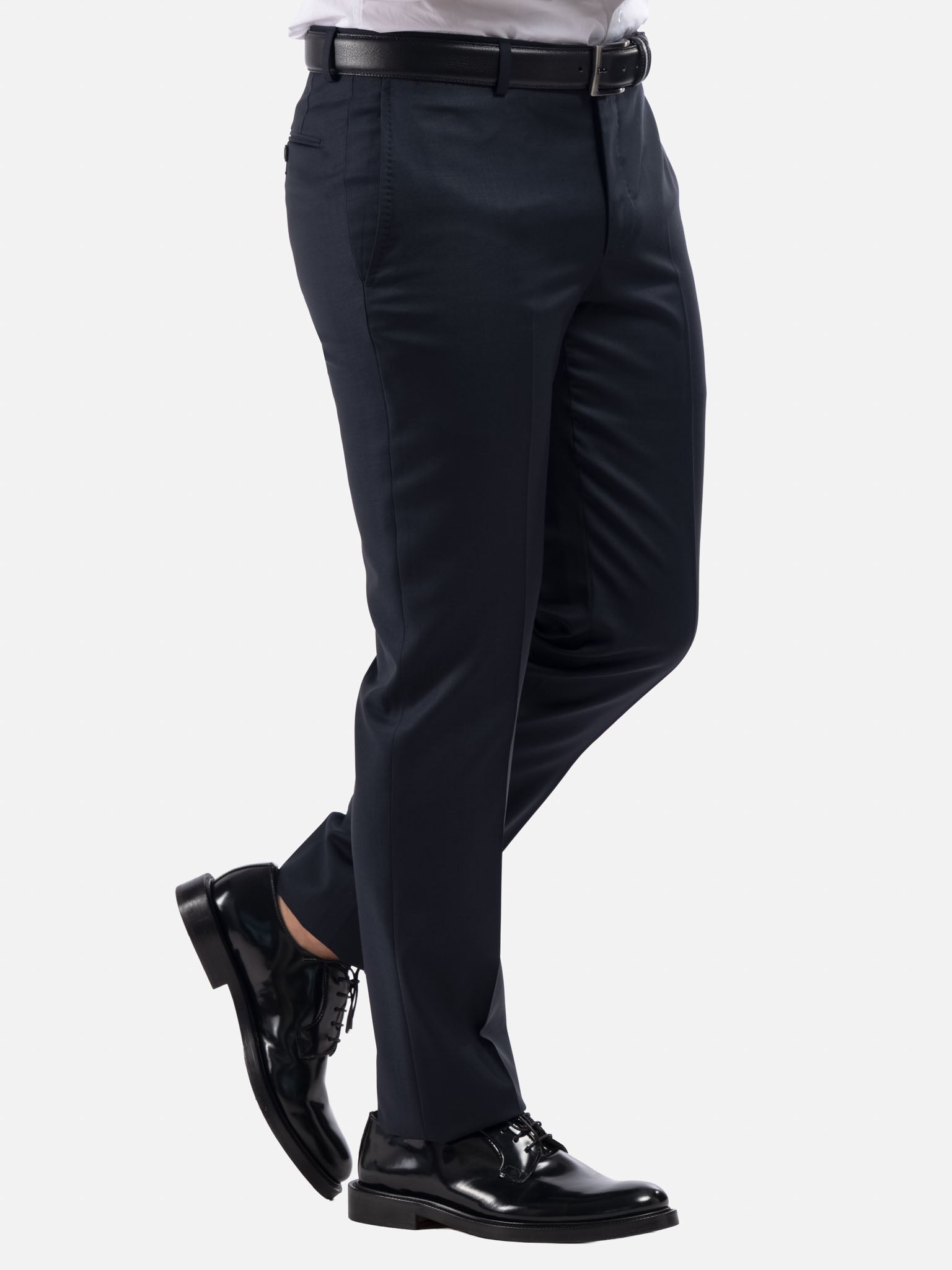 J.W.SAX MILANO Abito Exclusive Blu in Lana Nobility 150'S