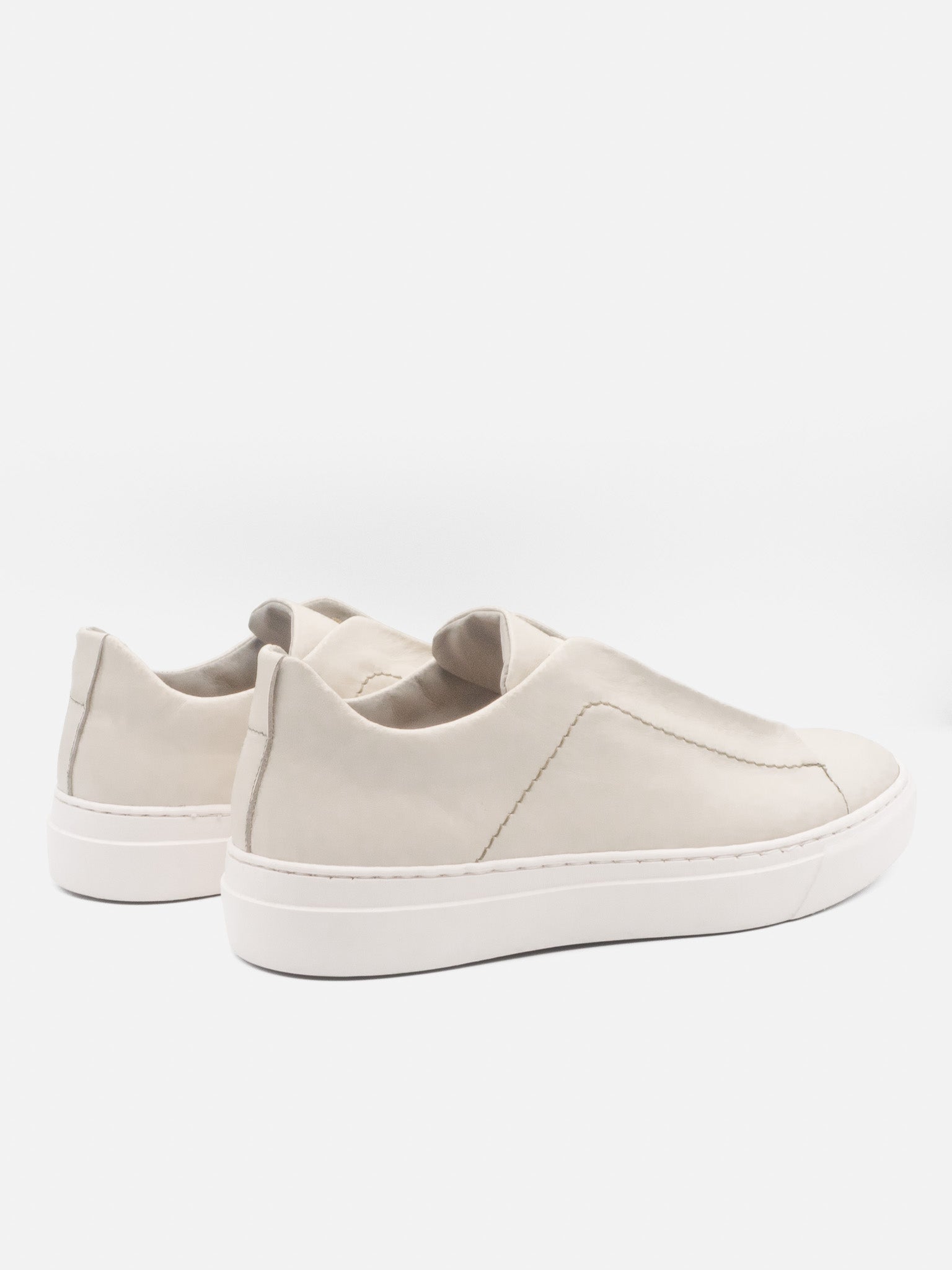 J.W.SAX MILANO Sneakers Bianca in Pelle