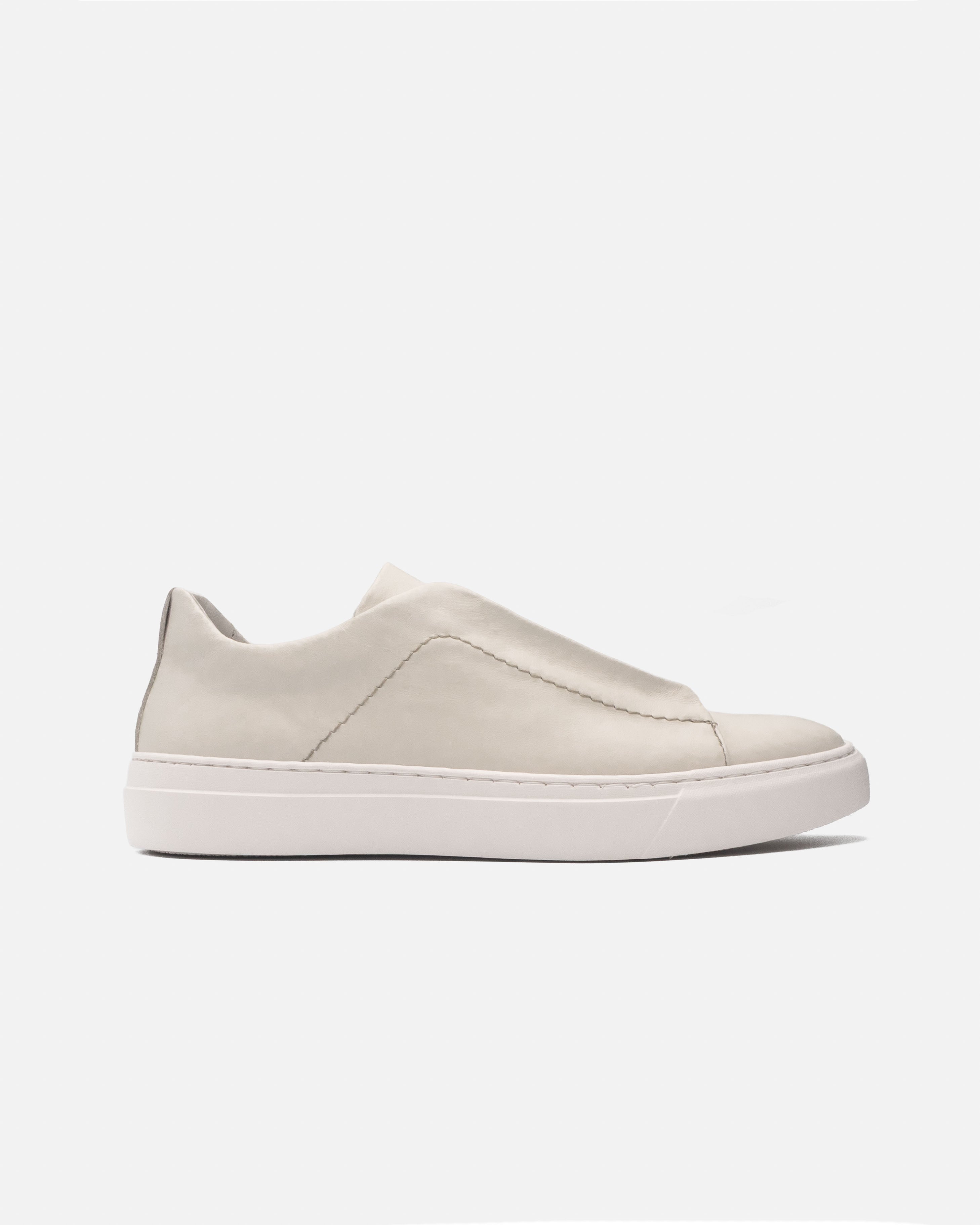 Sneaker Slip On in Pelle di Vitello Liscia