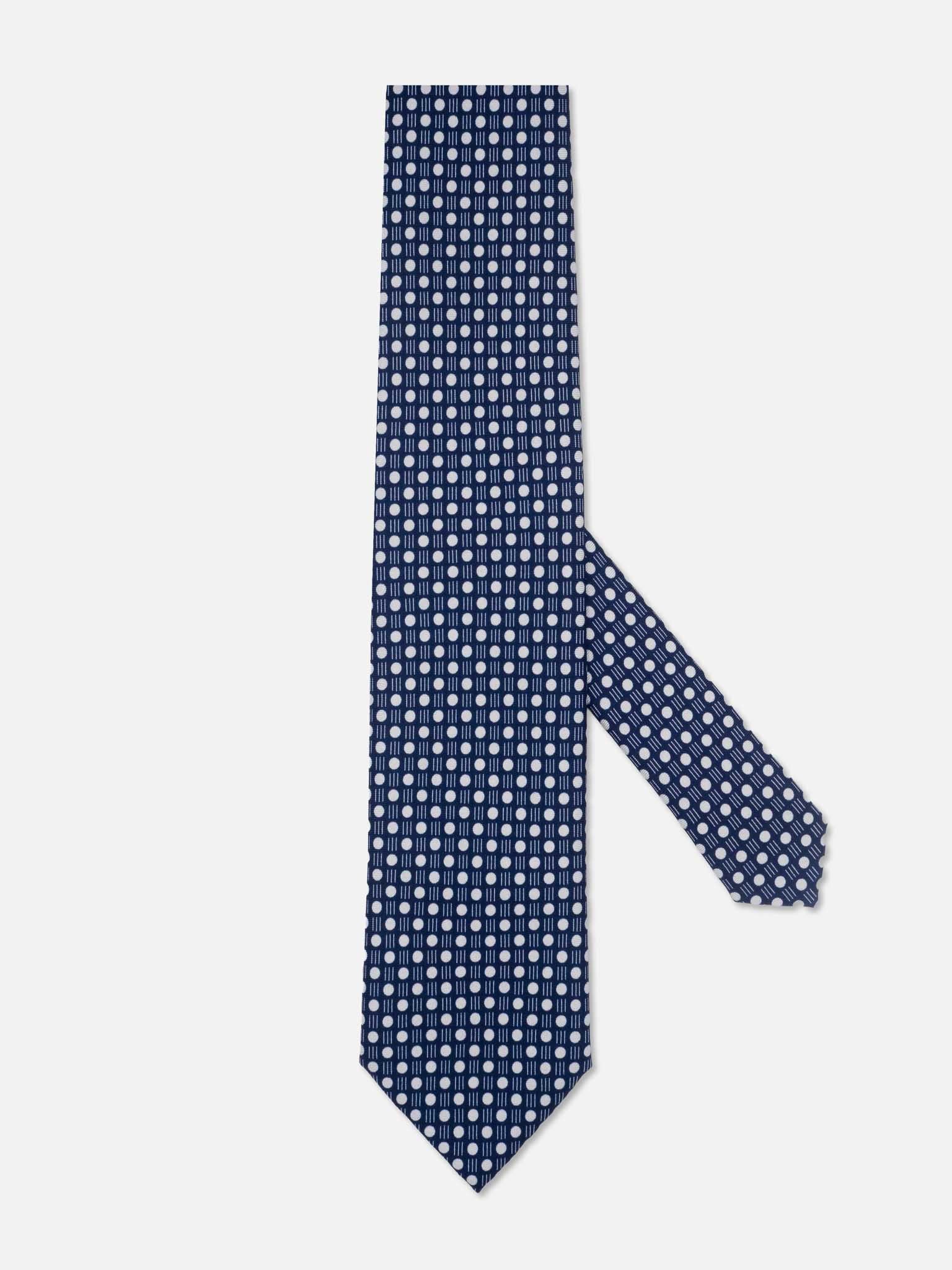 J.W.SAX MILANO Cravatta Sartoriale in Pura Seta a Fantasia